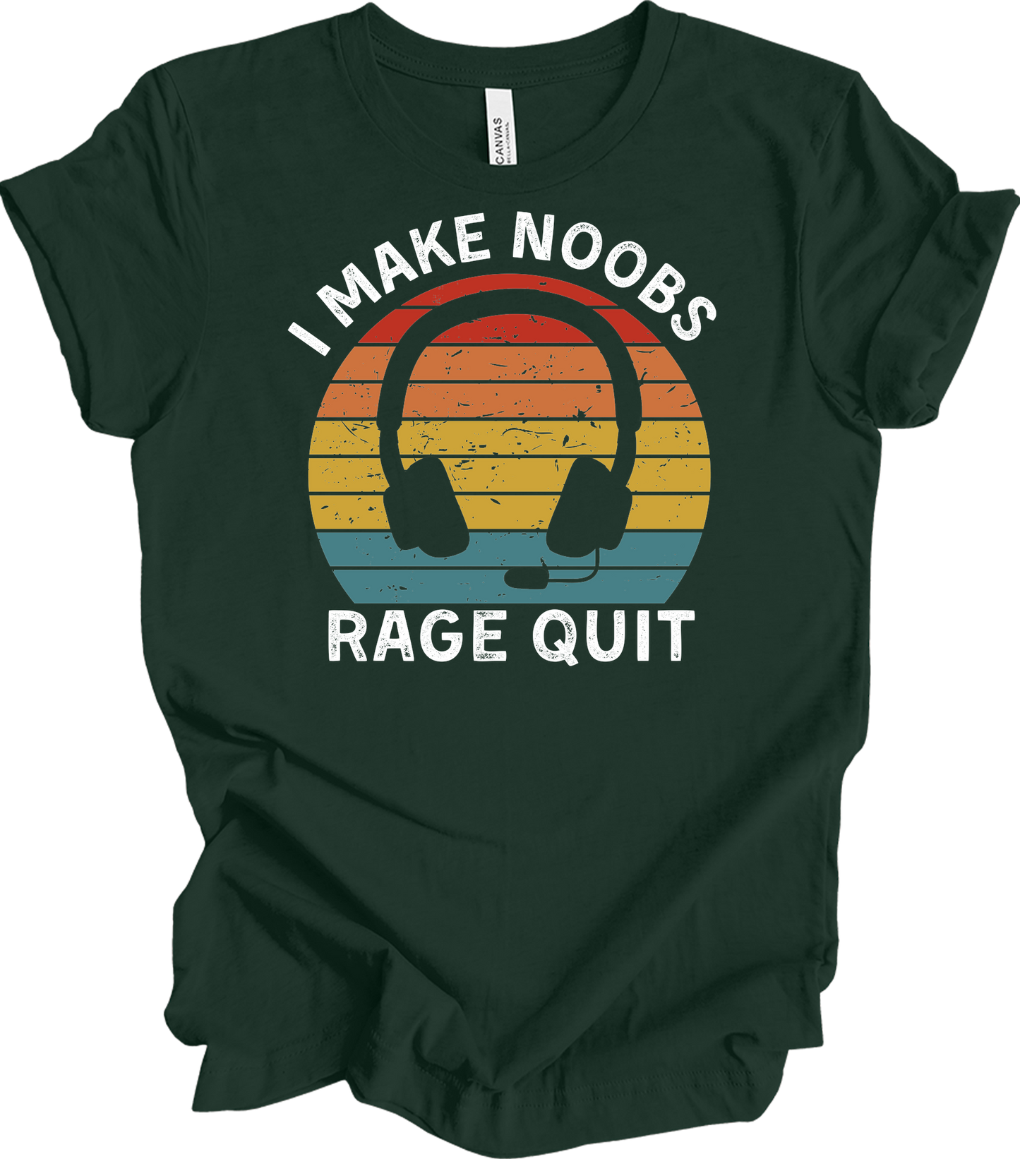 I Make Noobs Rage Quit T-Shirt in Forest