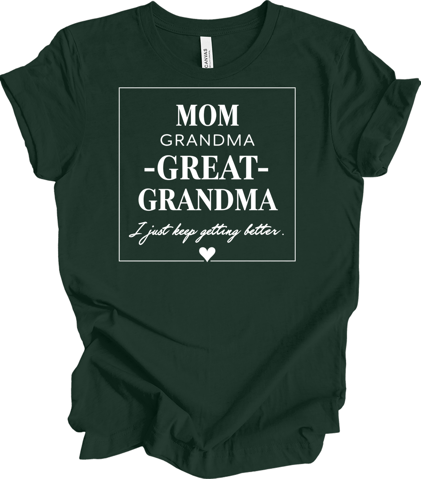 Grandkids Make Life Grand T-Shirt in Forest