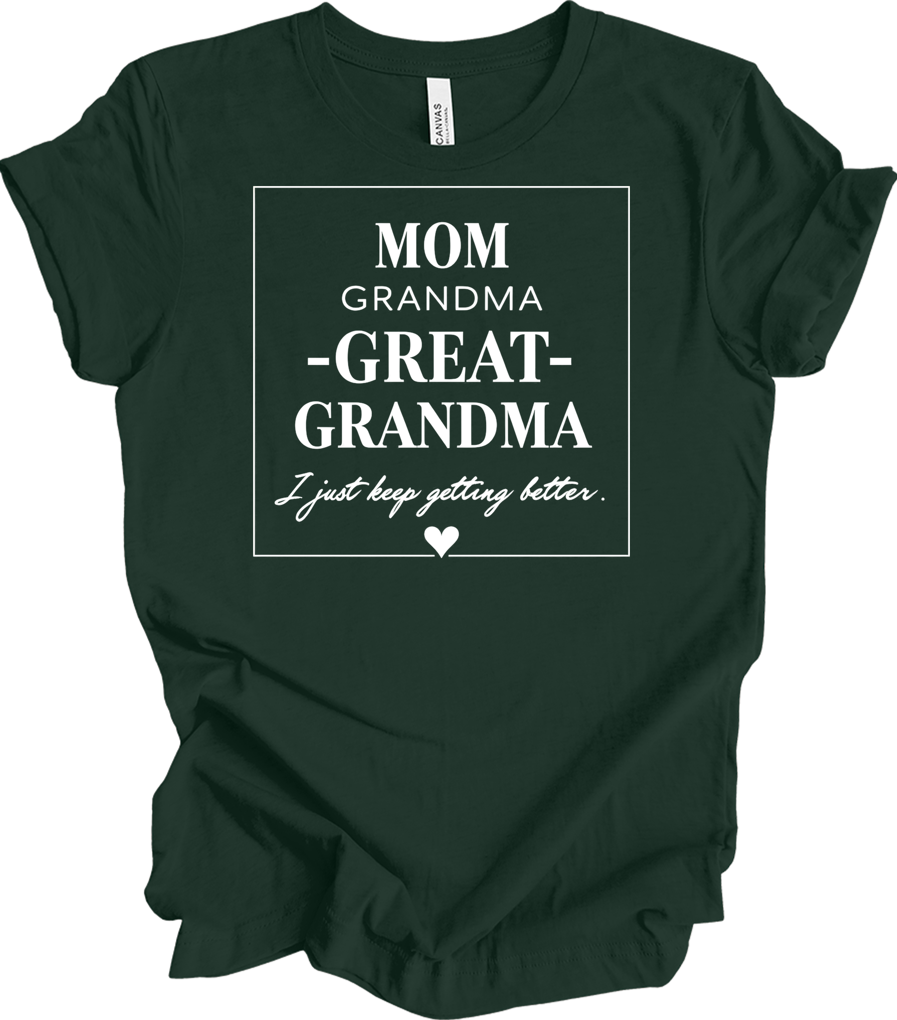 Grandkids Make Life Grand T-Shirt in Forest