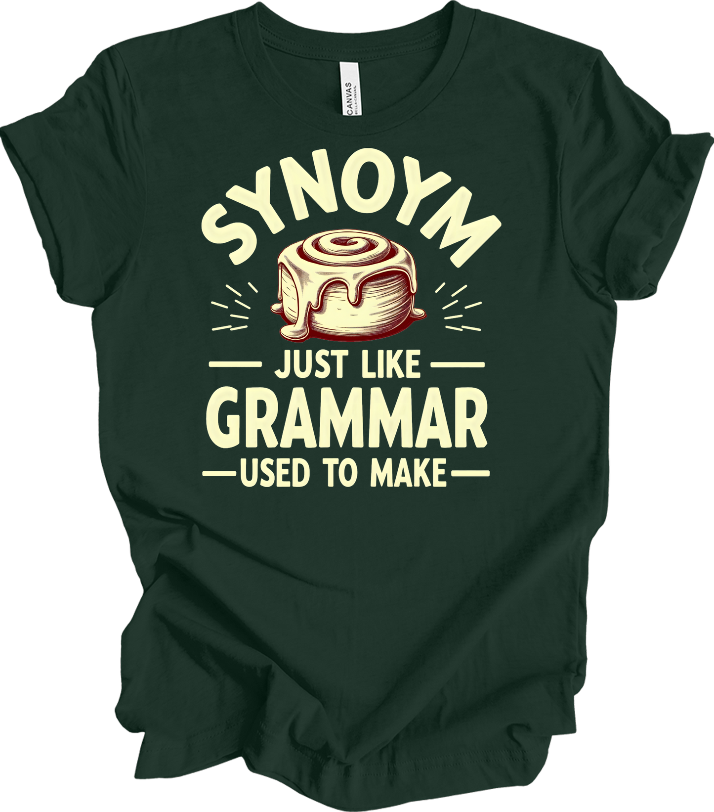 Synonym Cinnamon Roll T-Shirt in Forest