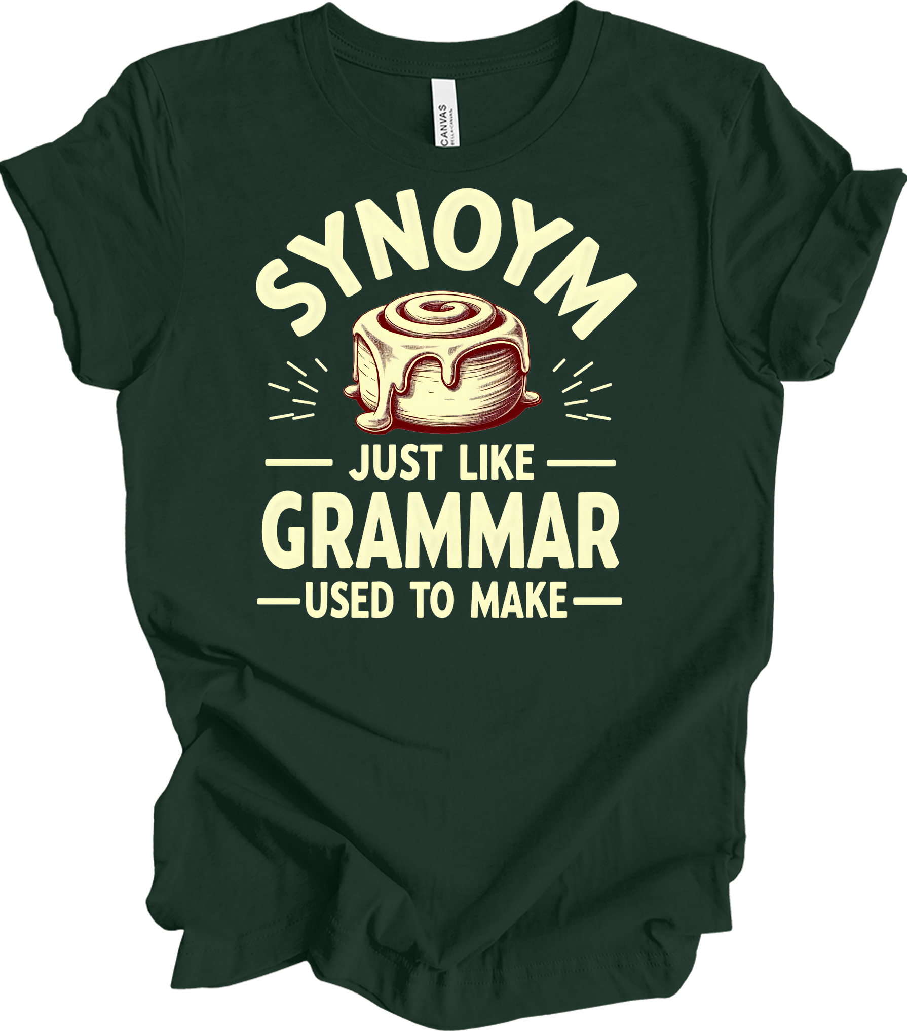 Synonym Cinnamon Roll T-Shirt in Forest