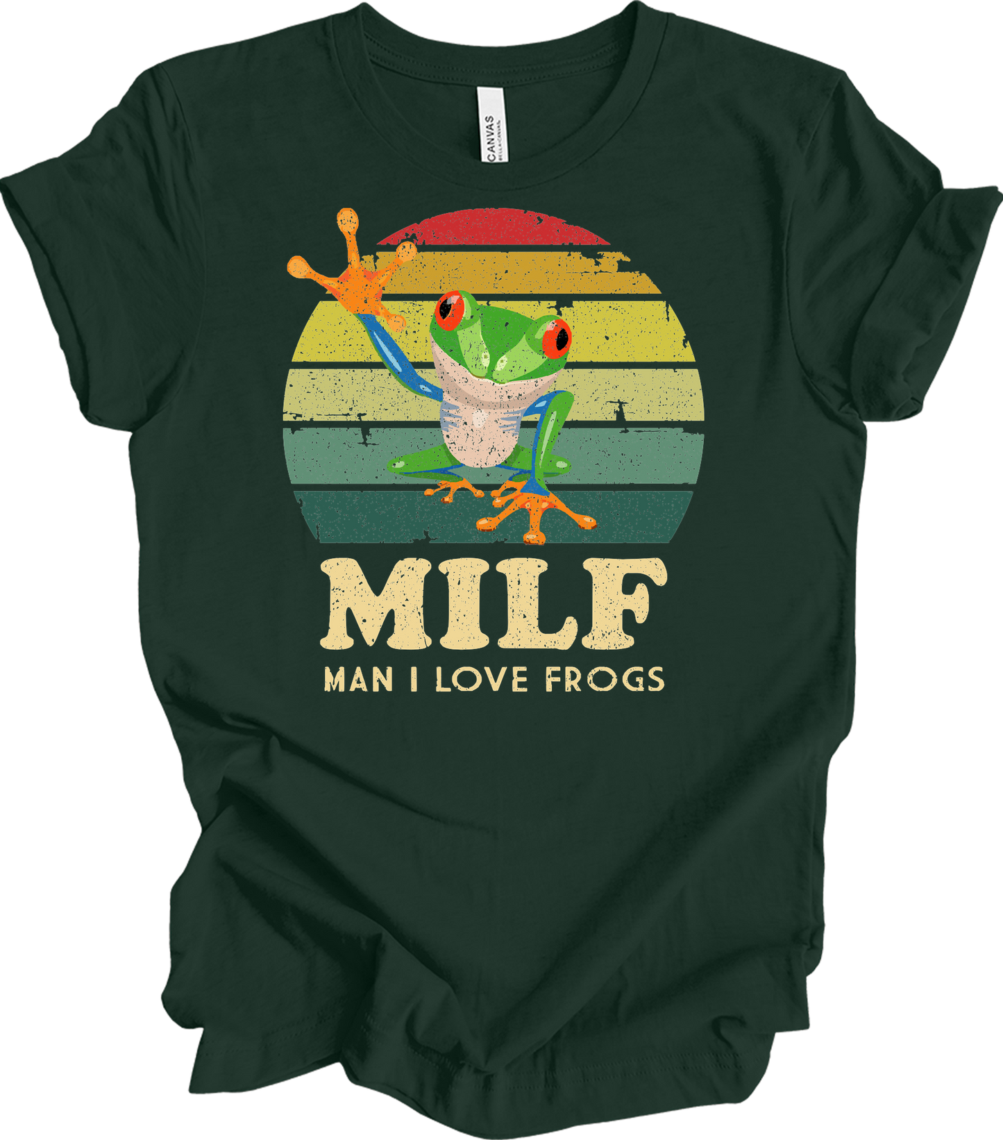 MILF Man I Love Frogs T-Shirt in Forest