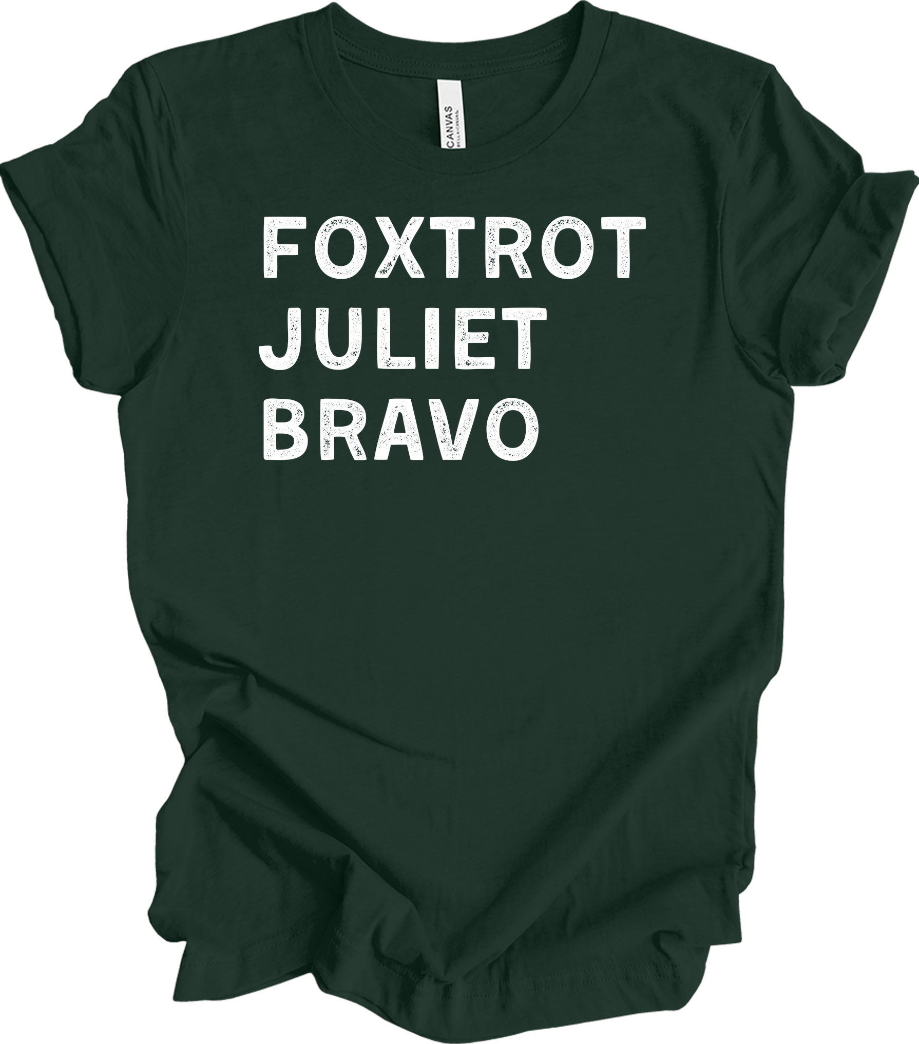 Foxtrot Juliet Bravo Baseball Mom - Retro FJB T-Shirt in Forest