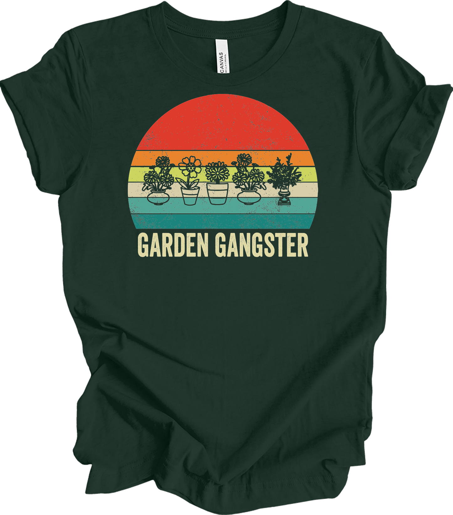 Garden Gangster - Plant Lover Gift T-Shirt in Forest