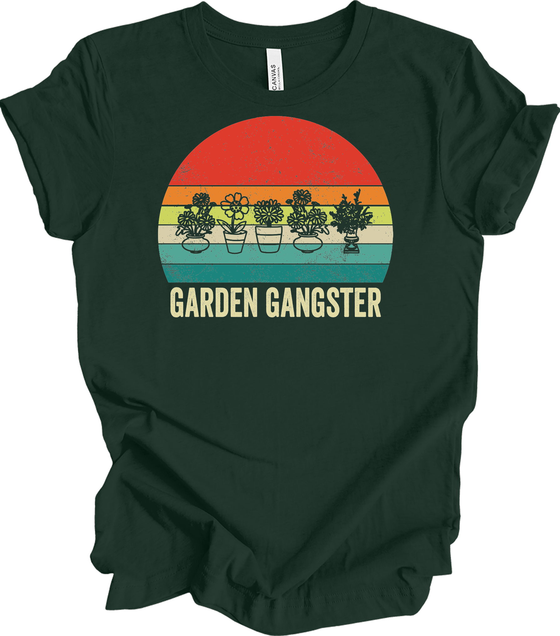 Garden Gangster - Plant Lover Gift T-Shirt in Forest