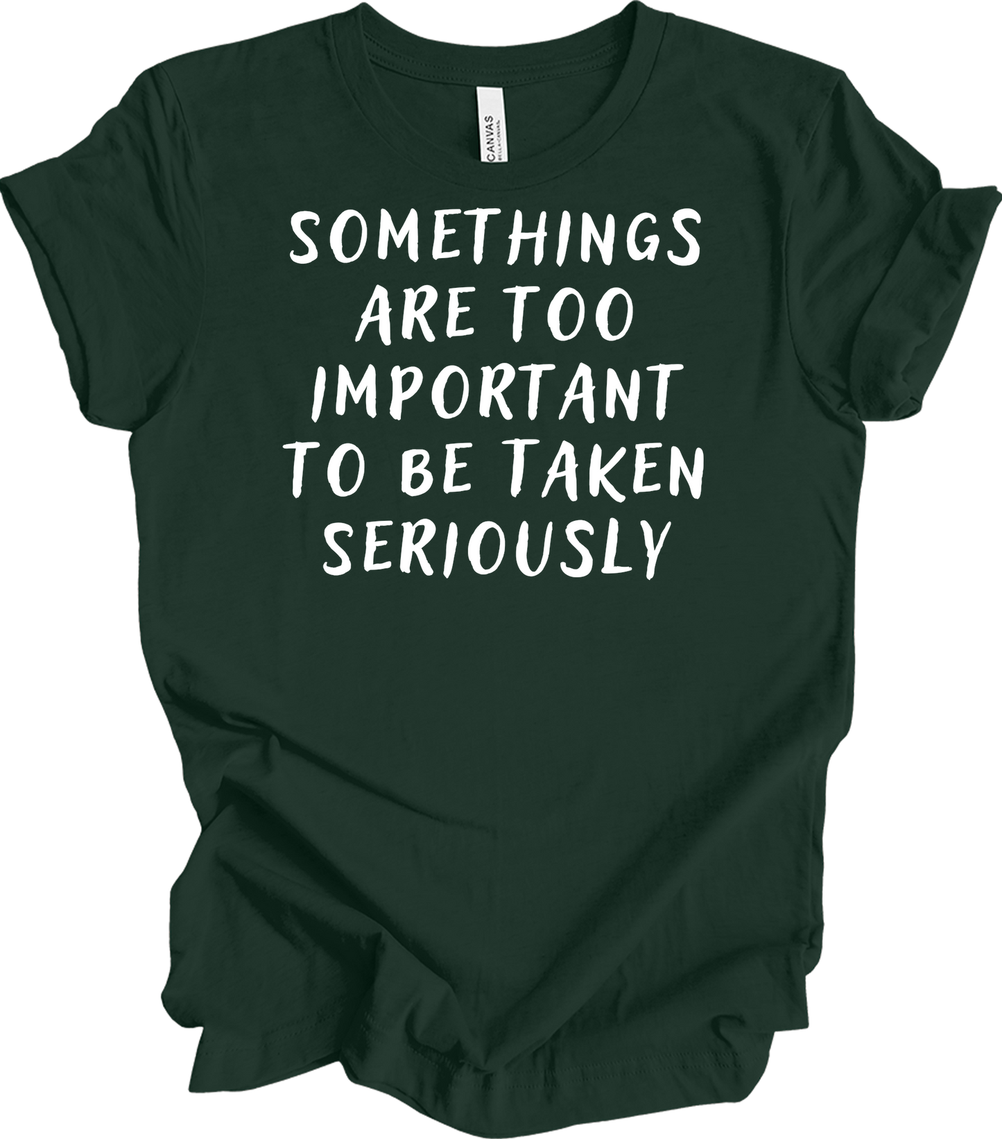 Stage Crew: Important Yet Fun T-Shirt in Forest