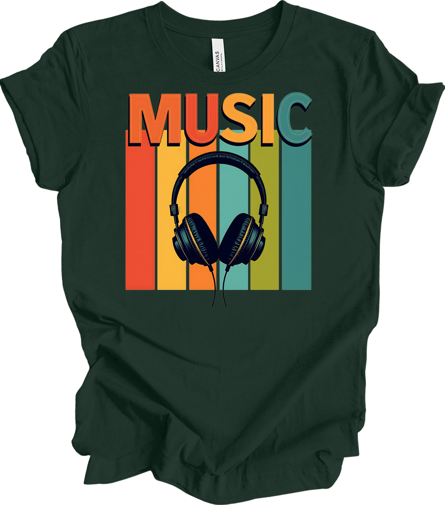 Electronic Music Lover T-Shirt in Forest