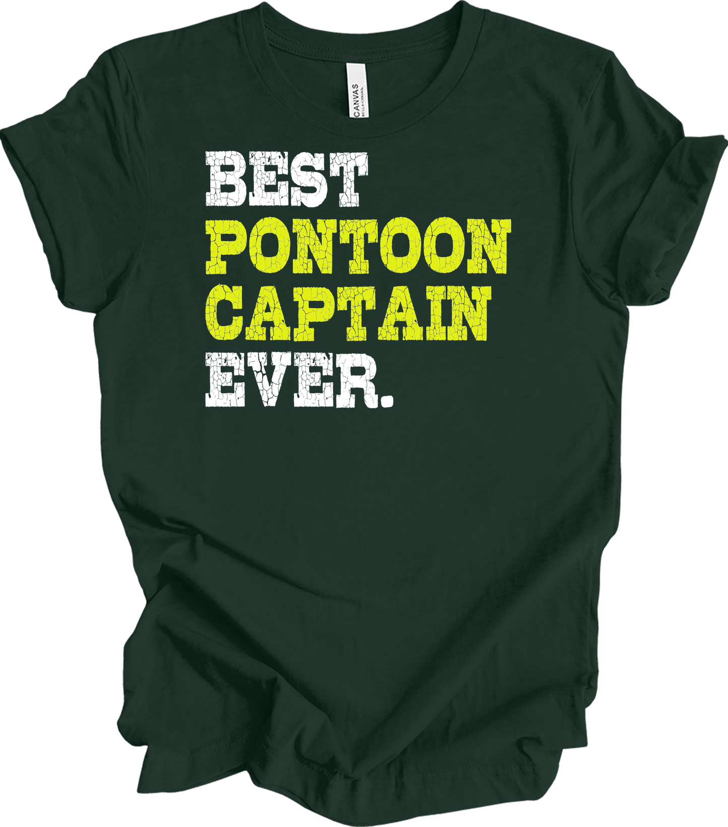 Best Pontoon Captain Ever T-Shirt in Forest