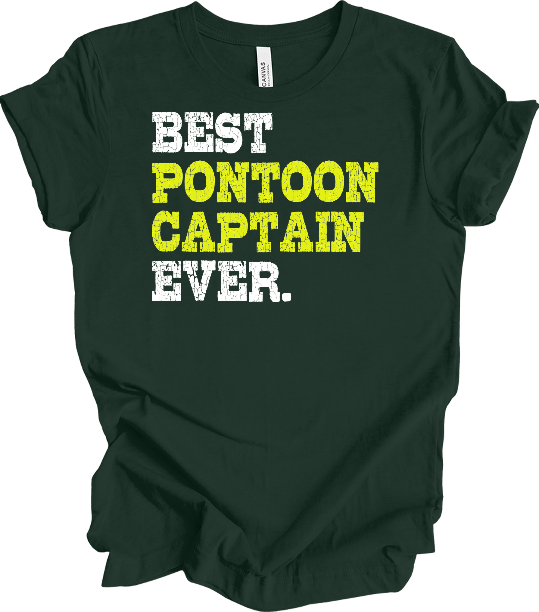 Best Pontoon Captain Ever T-Shirt in Forest