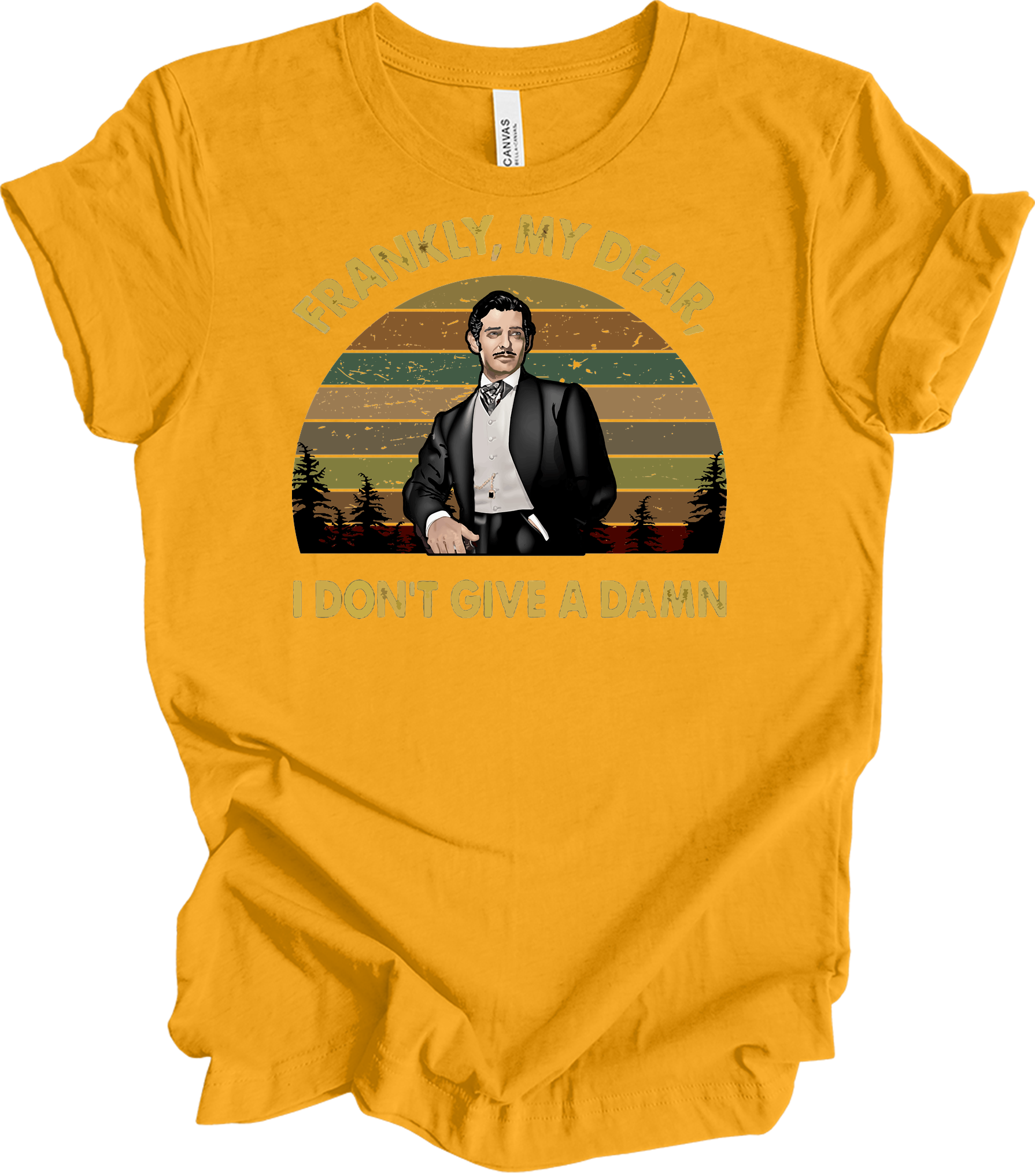 Classic Movie Quote T-Shirt in Gold