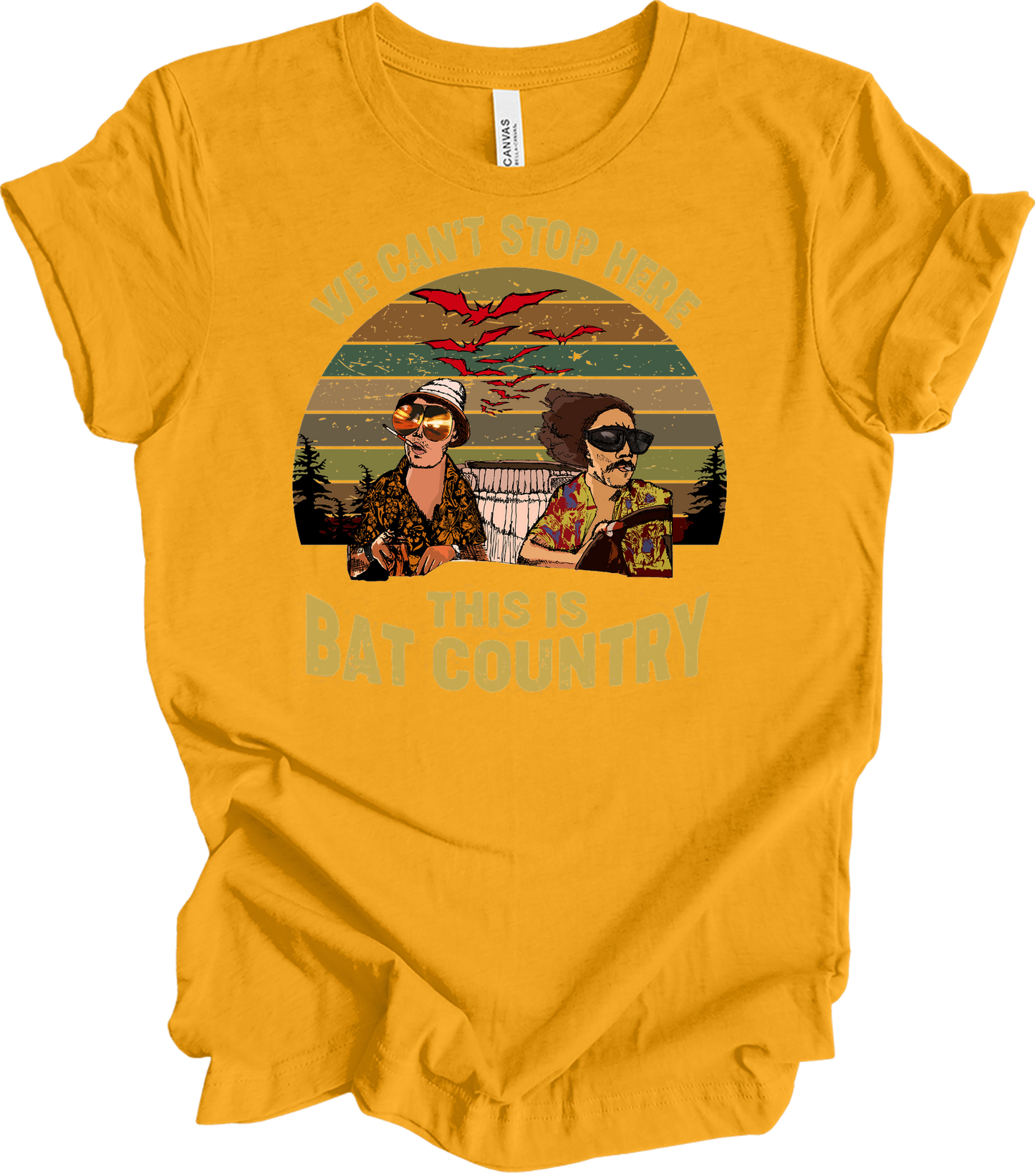 Bat Country T-Shirt in Gold