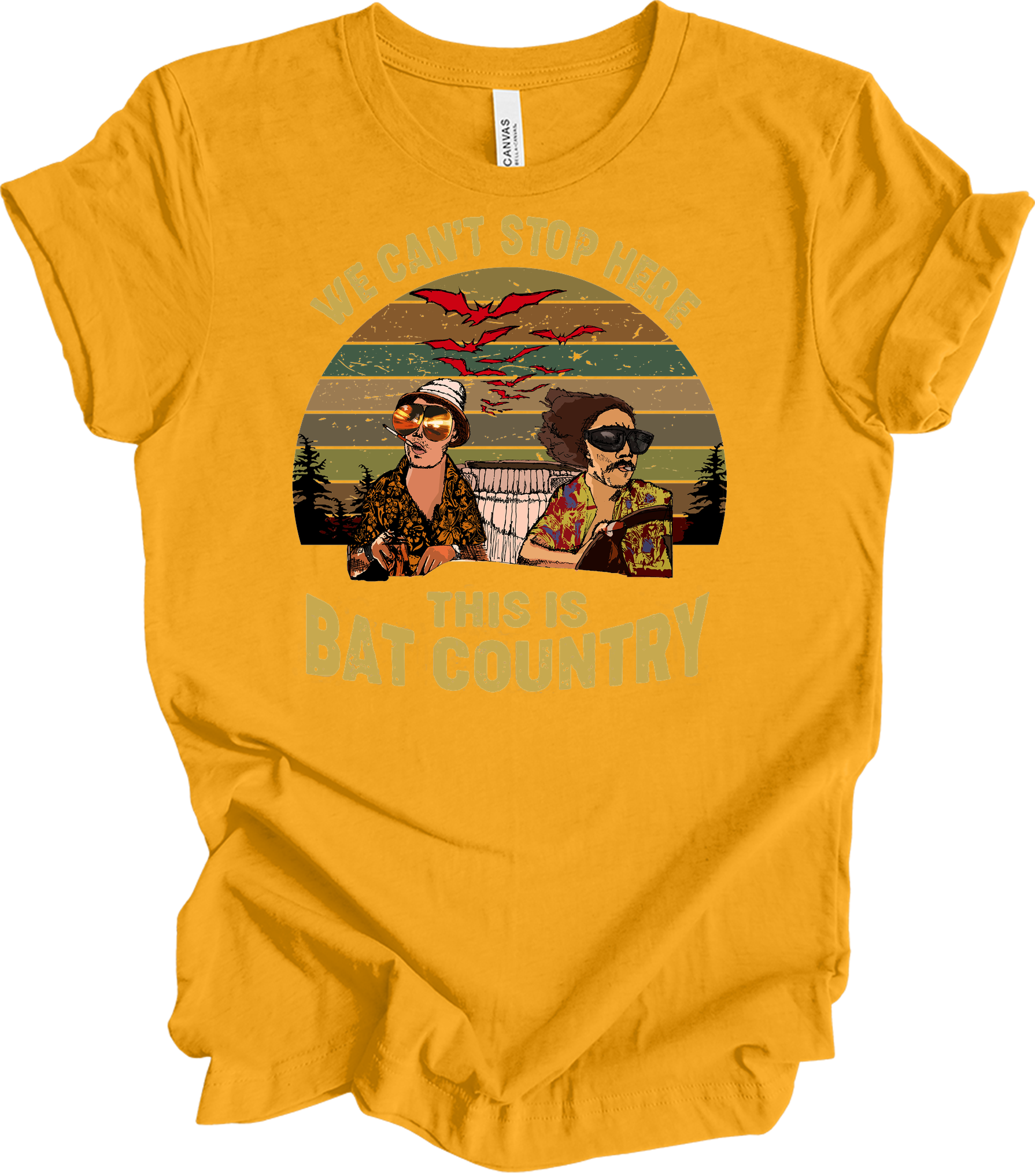 Bat Country T-Shirt in Gold