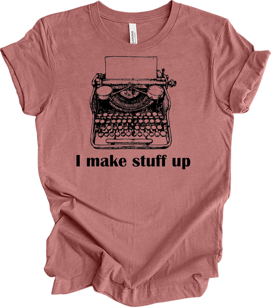 Writer : 'Plotting a Murder' Design T-Shirt in Heather Mauve