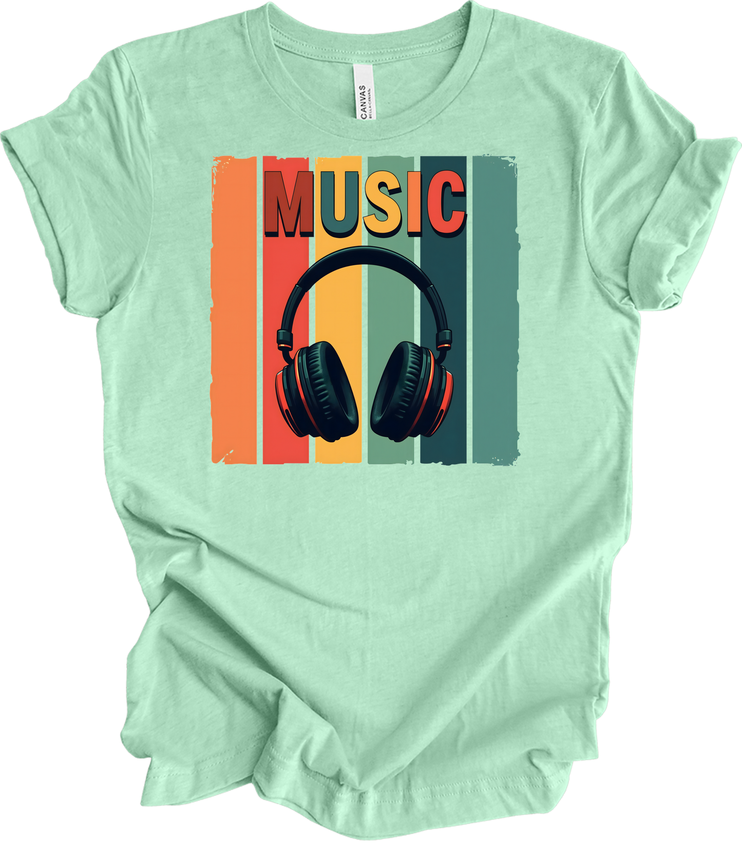 Electronic Music Lover T-Shirt in Heather Mint