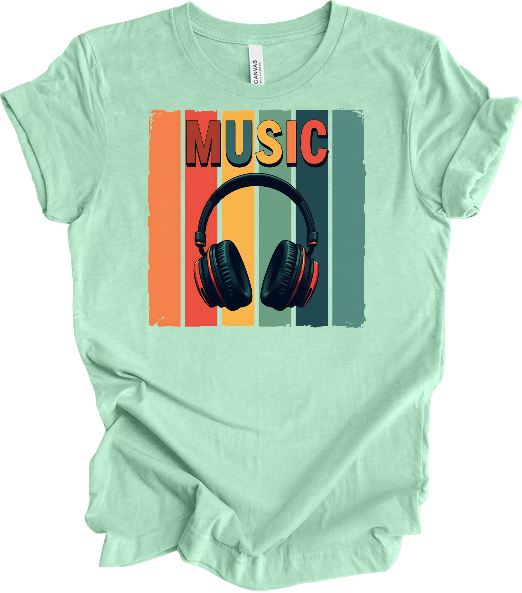 Electronic Music Lover T-Shirt in Heather Mint
