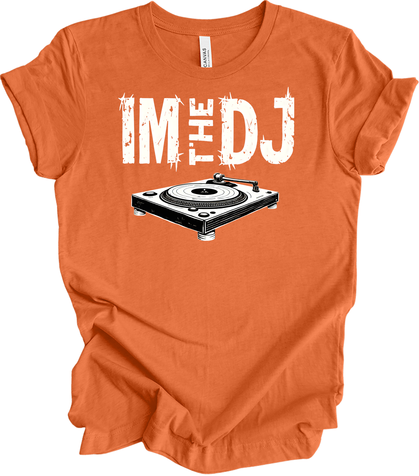 I'm The DJ Music T-Shirt in Heather Orange