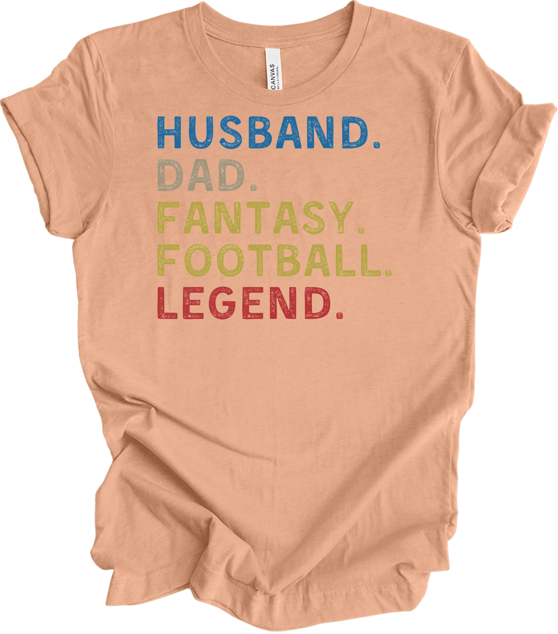 Fantasy Football Legend T-Shirt in Heather Peach