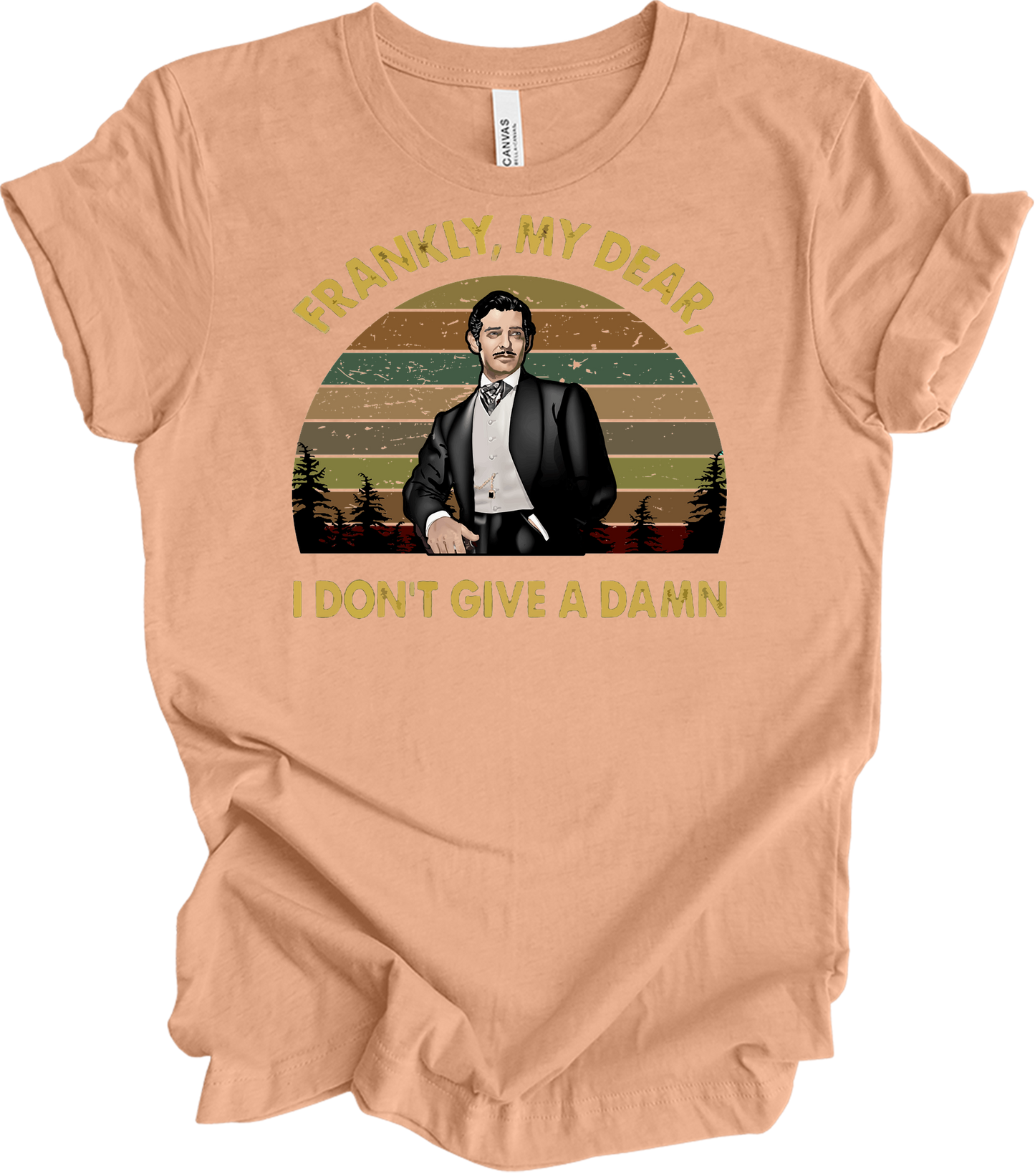 Classic Movie Quote T-Shirt in Heather Peach