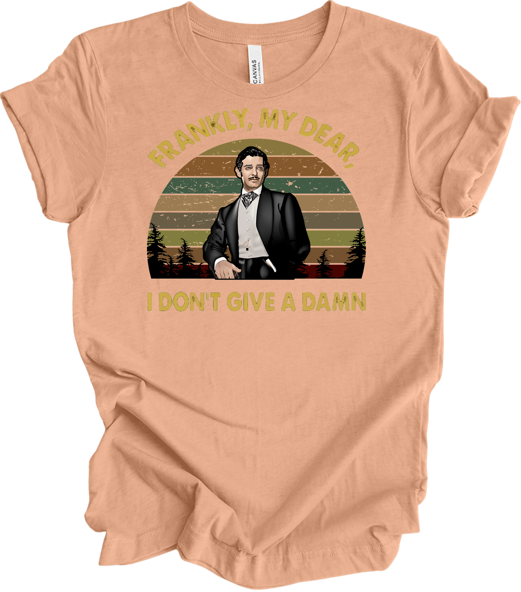 Classic Movie Quote T-Shirt in Heather Peach