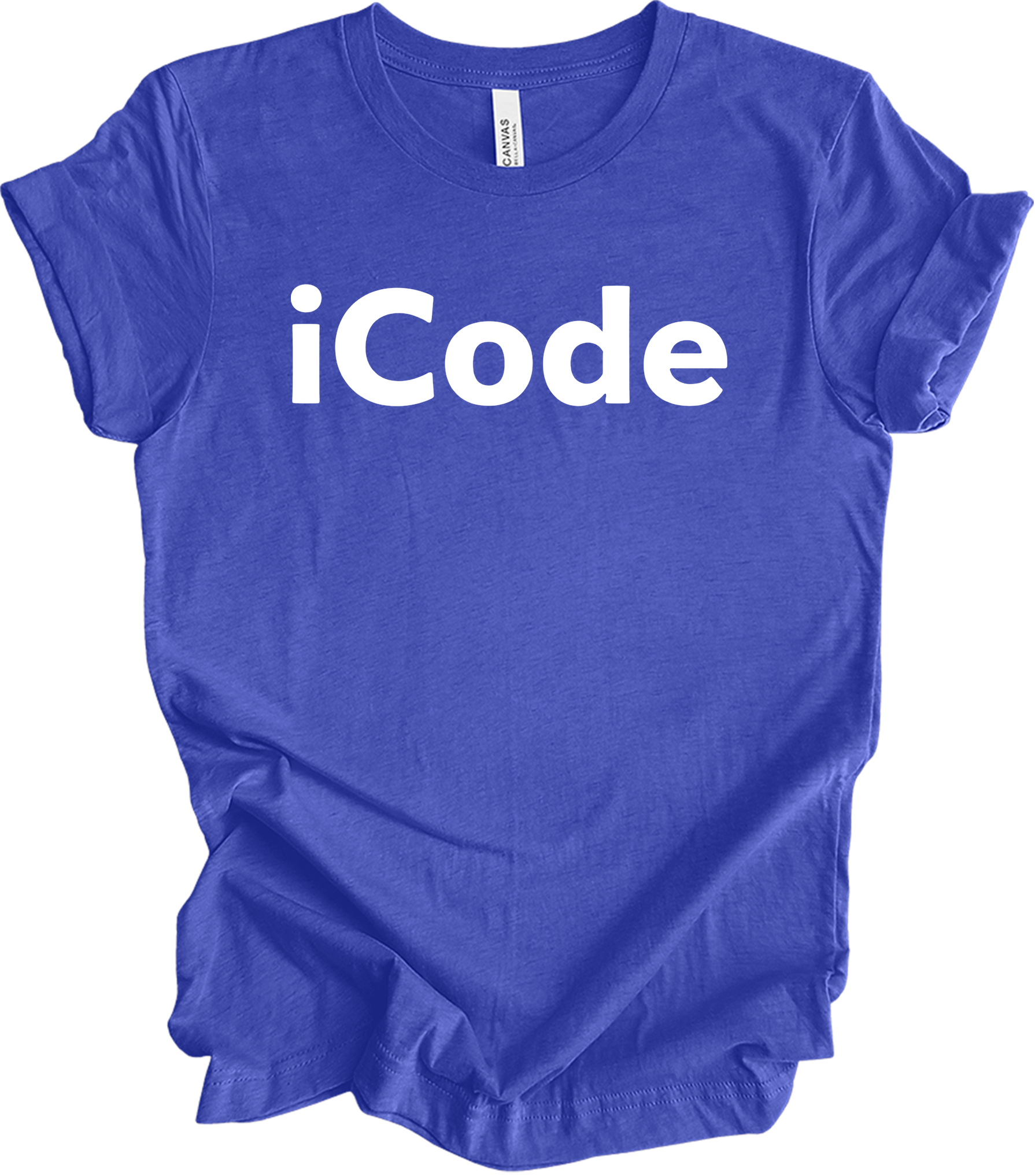 iCode | Colombianadas Fun T-Shirt in Heather Royal