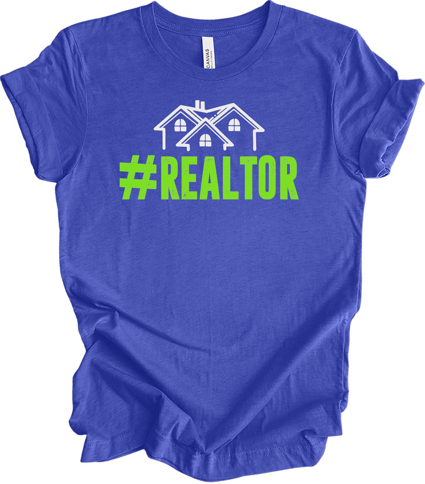 #Realtor for Real Estate Pros T-Shirt in Heather Royal