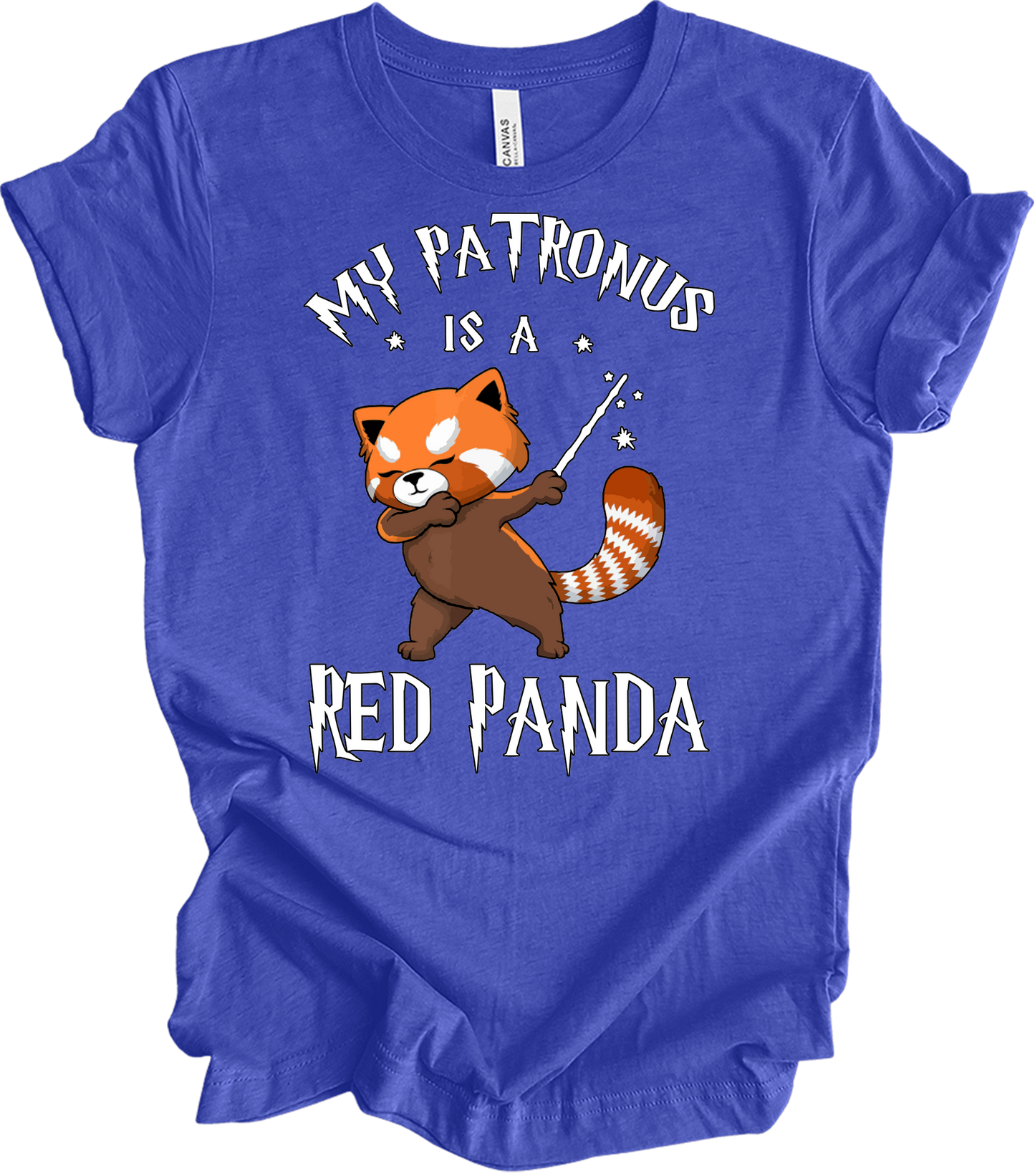 My Patronus Red Panda T-Shirt in Heather Royal