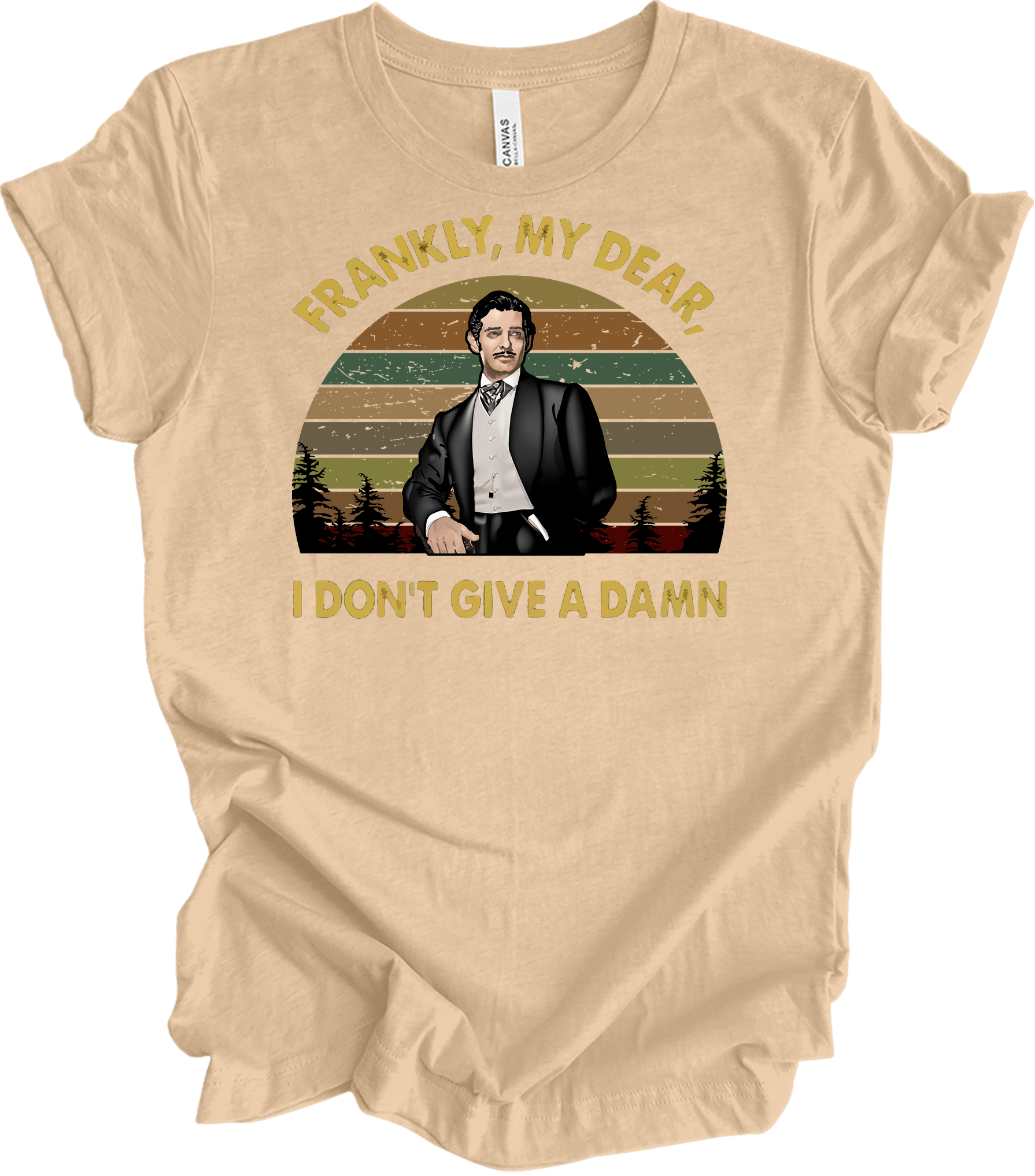 Classic Movie Quote T-Shirt in Heather Sand Dune