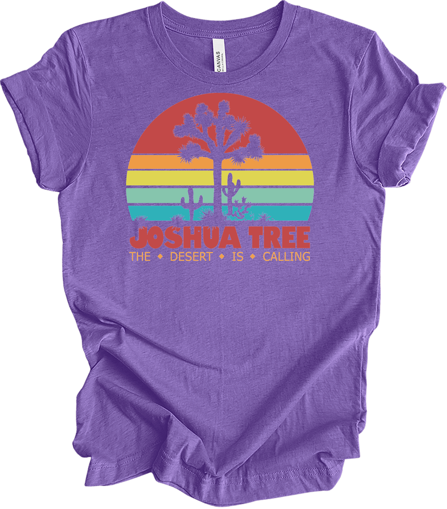 Joshua Tree Vintage T-Shirt in Heather Team Purple