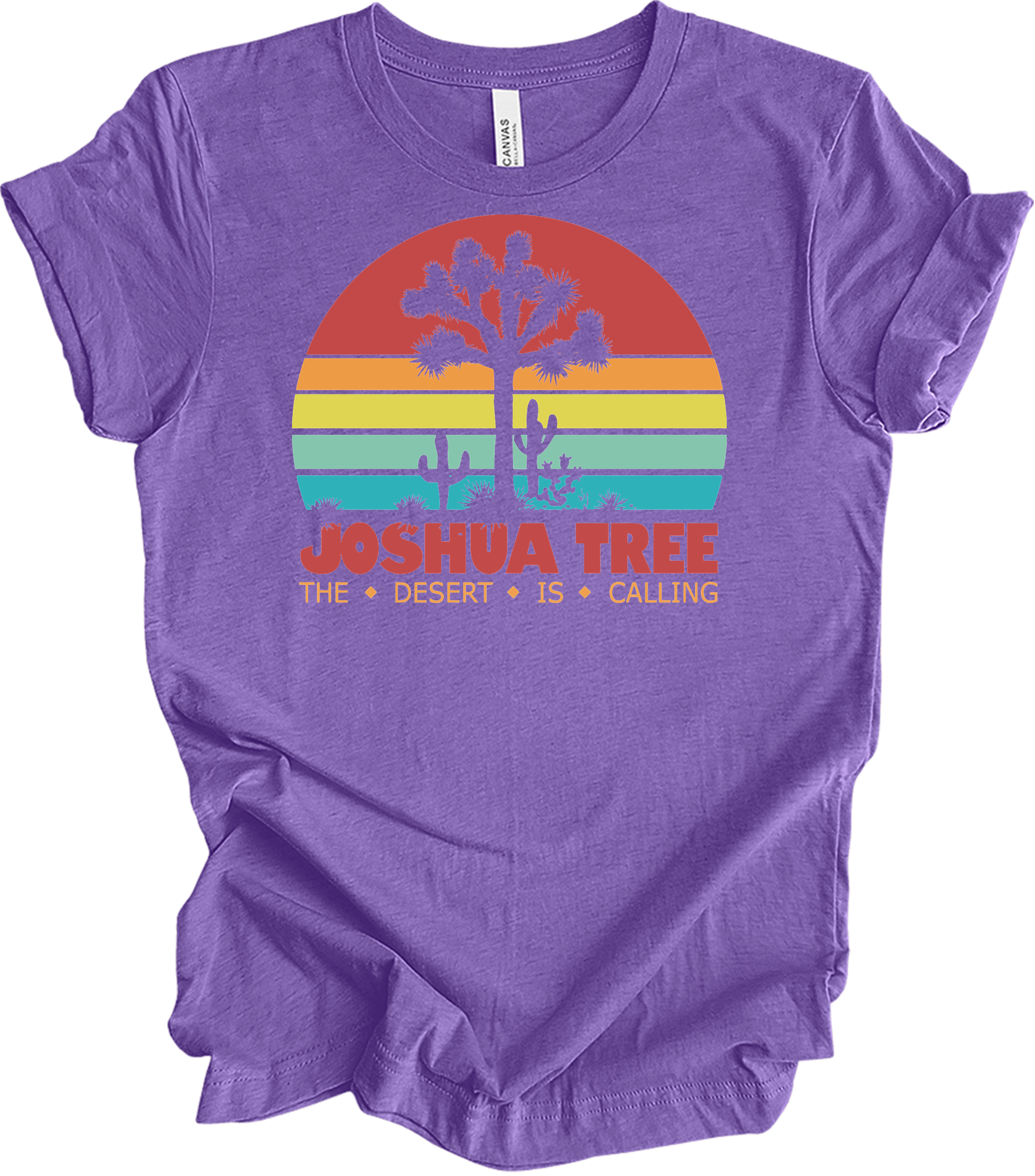 Joshua Tree Vintage T-Shirt in Heather Team Purple