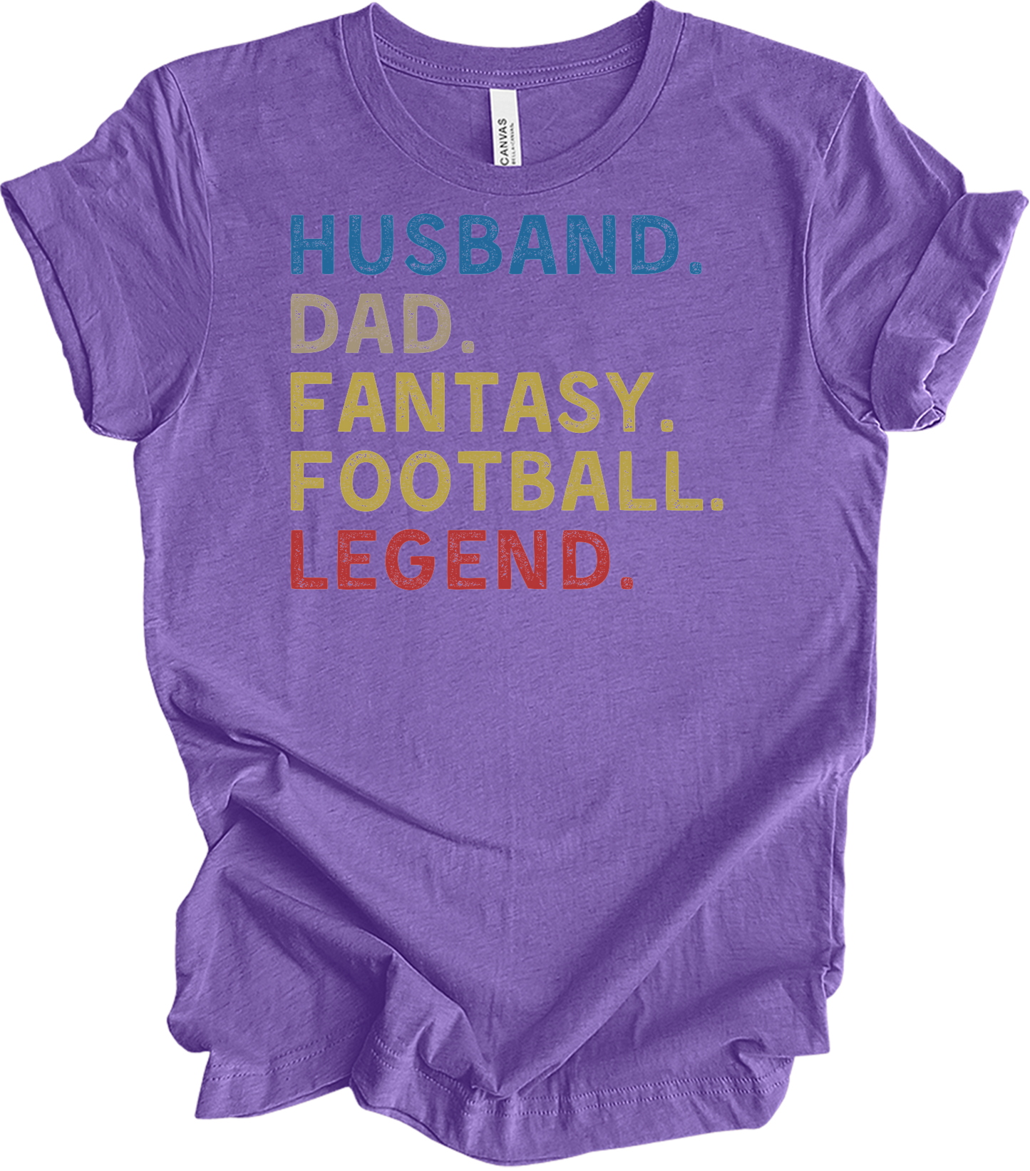 Fantasy Football Legend T-Shirt in Heather Team Purple
