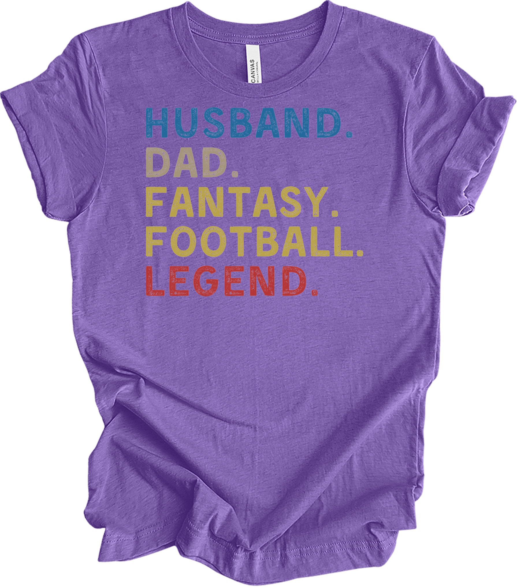 Fantasy Football Legend T-Shirt in Heather Team Purple