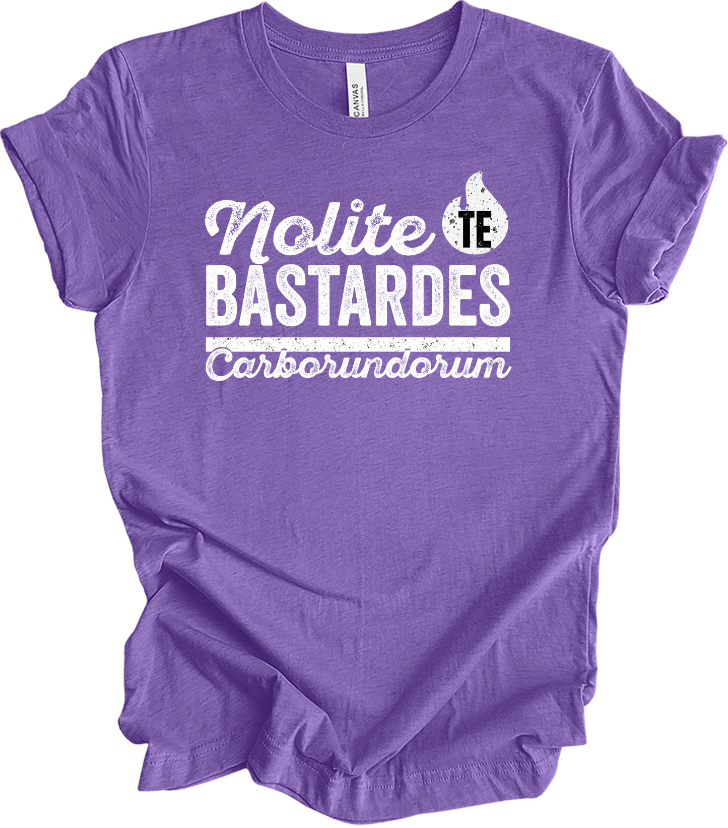 Nolite Te Bastardes Carborundorum T-Shirt in Heather Team Purple