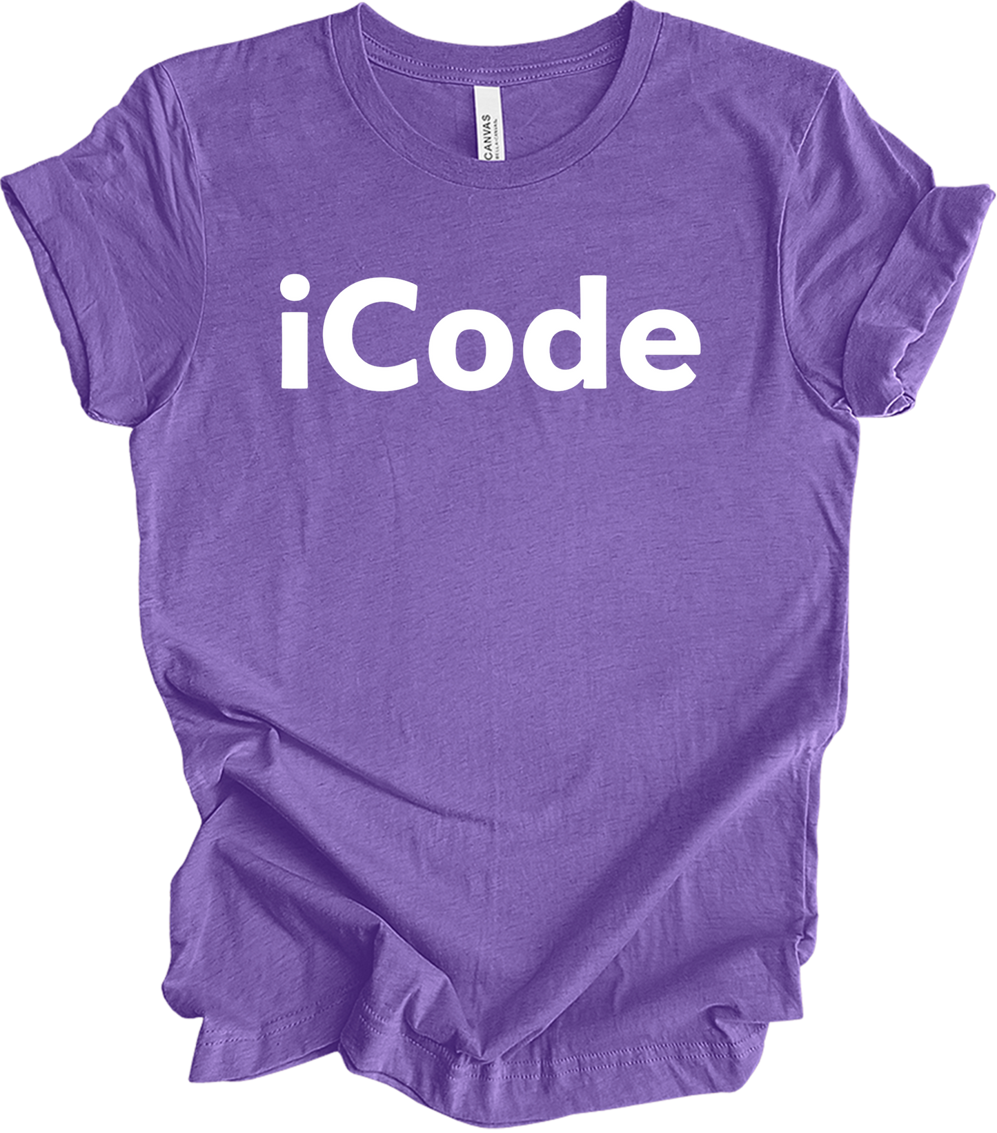 iCode | Colombianadas Fun T-Shirt in Heather Team Purple
