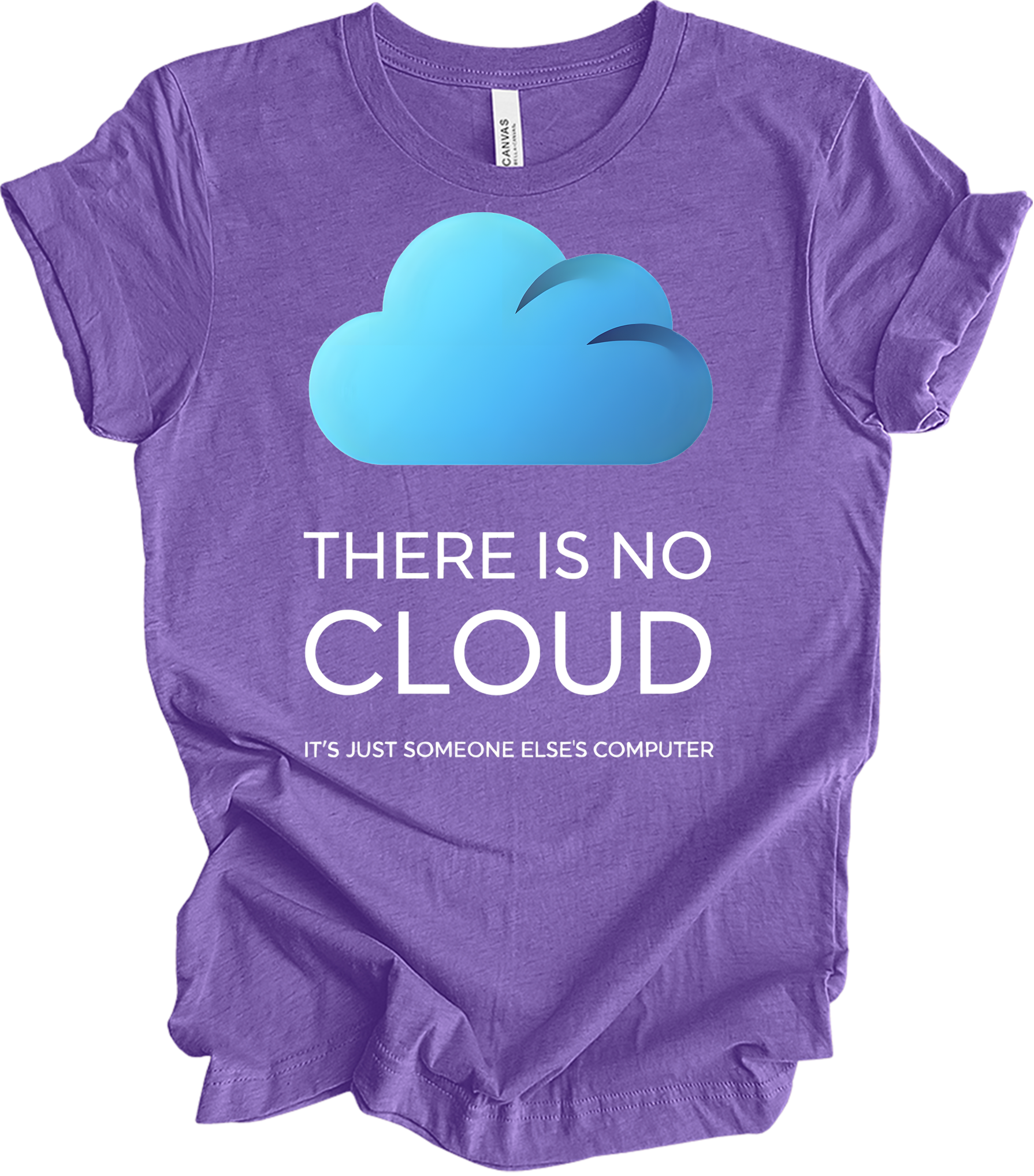 There Is No Cloud T-Shirt in Heather Team Purple