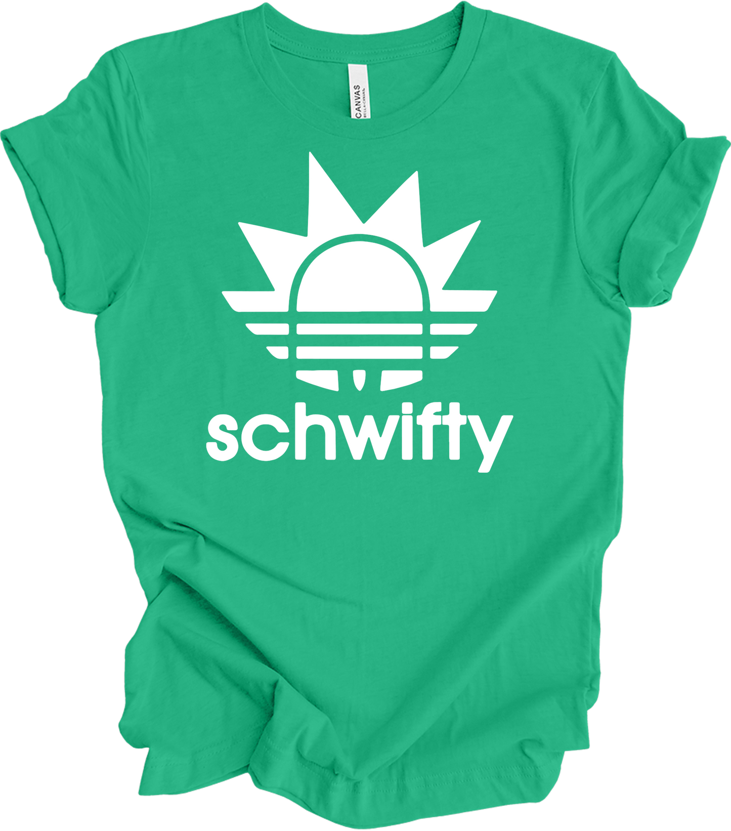 Schwifty Logo Parody T-Shirt in Kelly