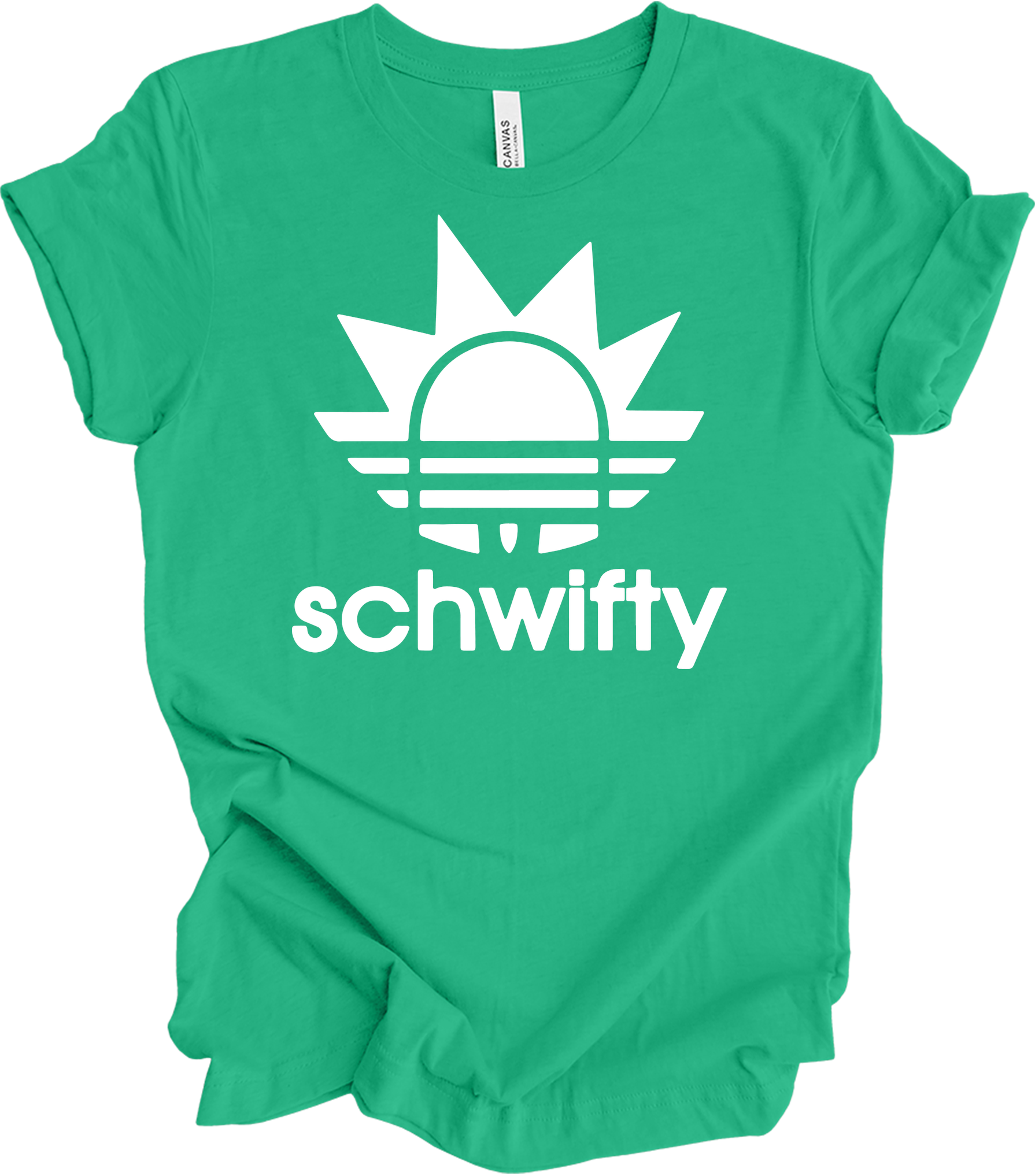 Schwifty Logo Parody T-Shirt in Kelly