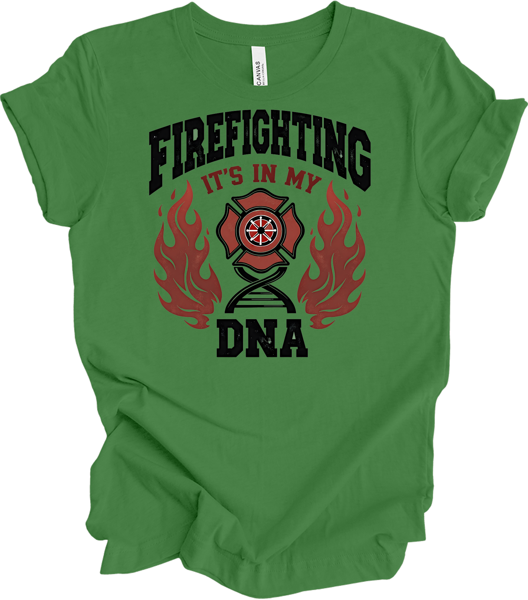 Firefighter DNA T-Shirt in Leaf