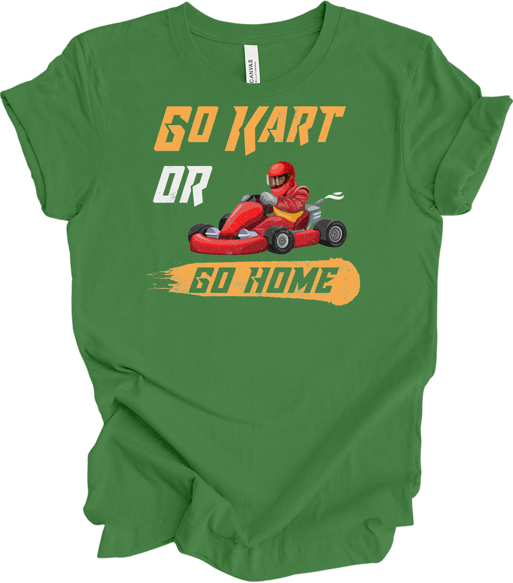 Go Kart or Go Home Racing T-Shirt in Leaf