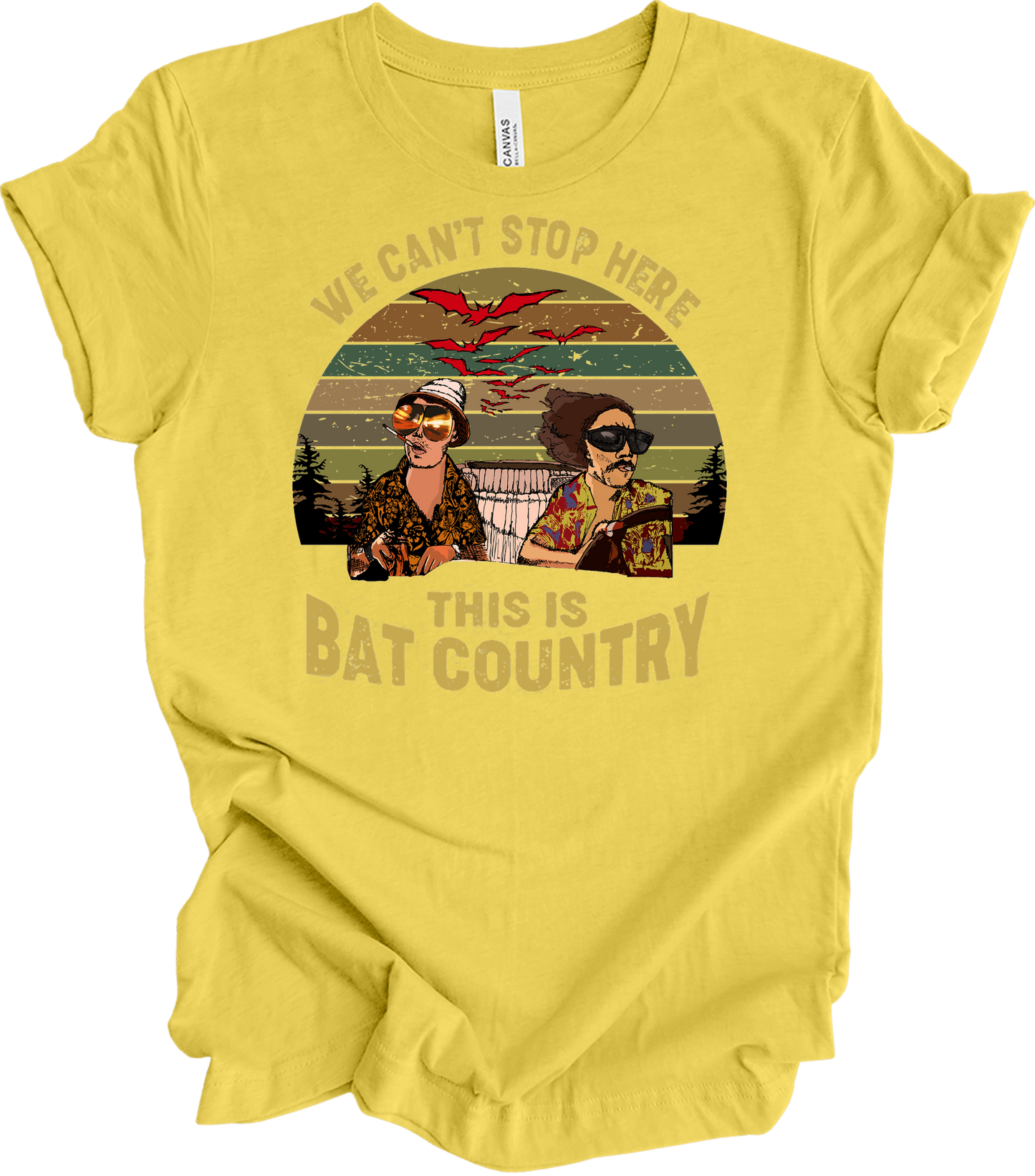 Bat Country T-Shirt in Maize Yellow