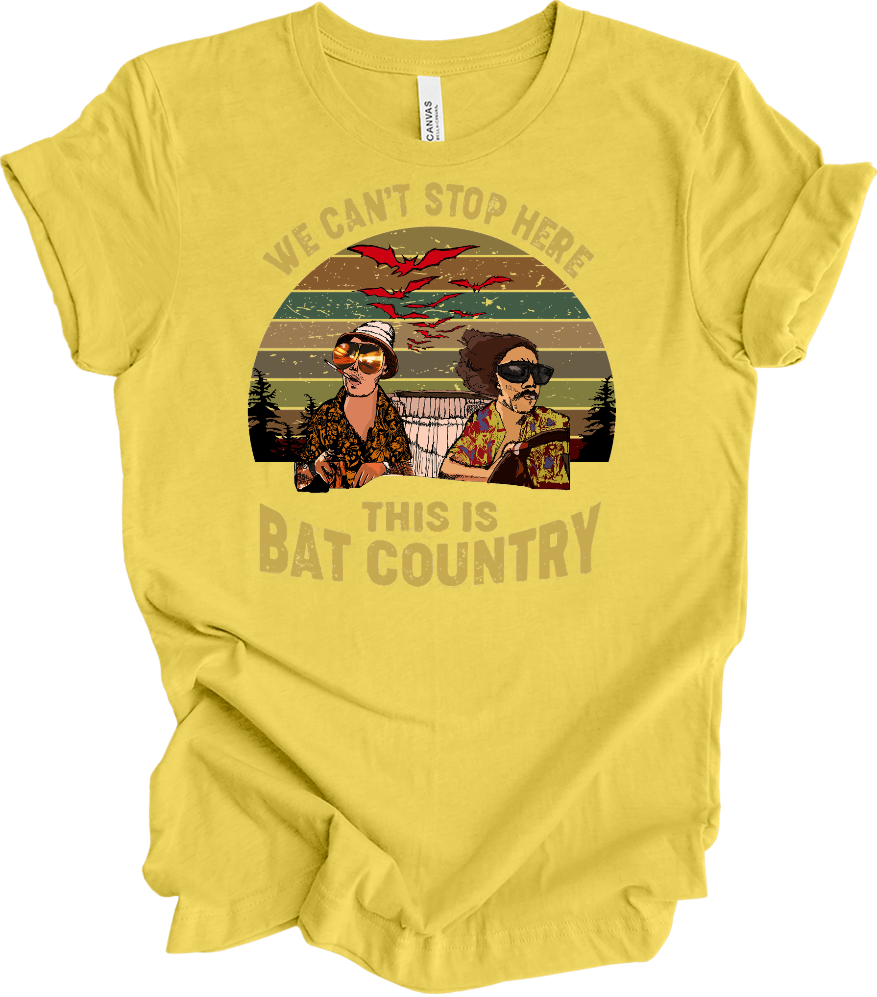 Bat Country T-Shirt in Maize Yellow