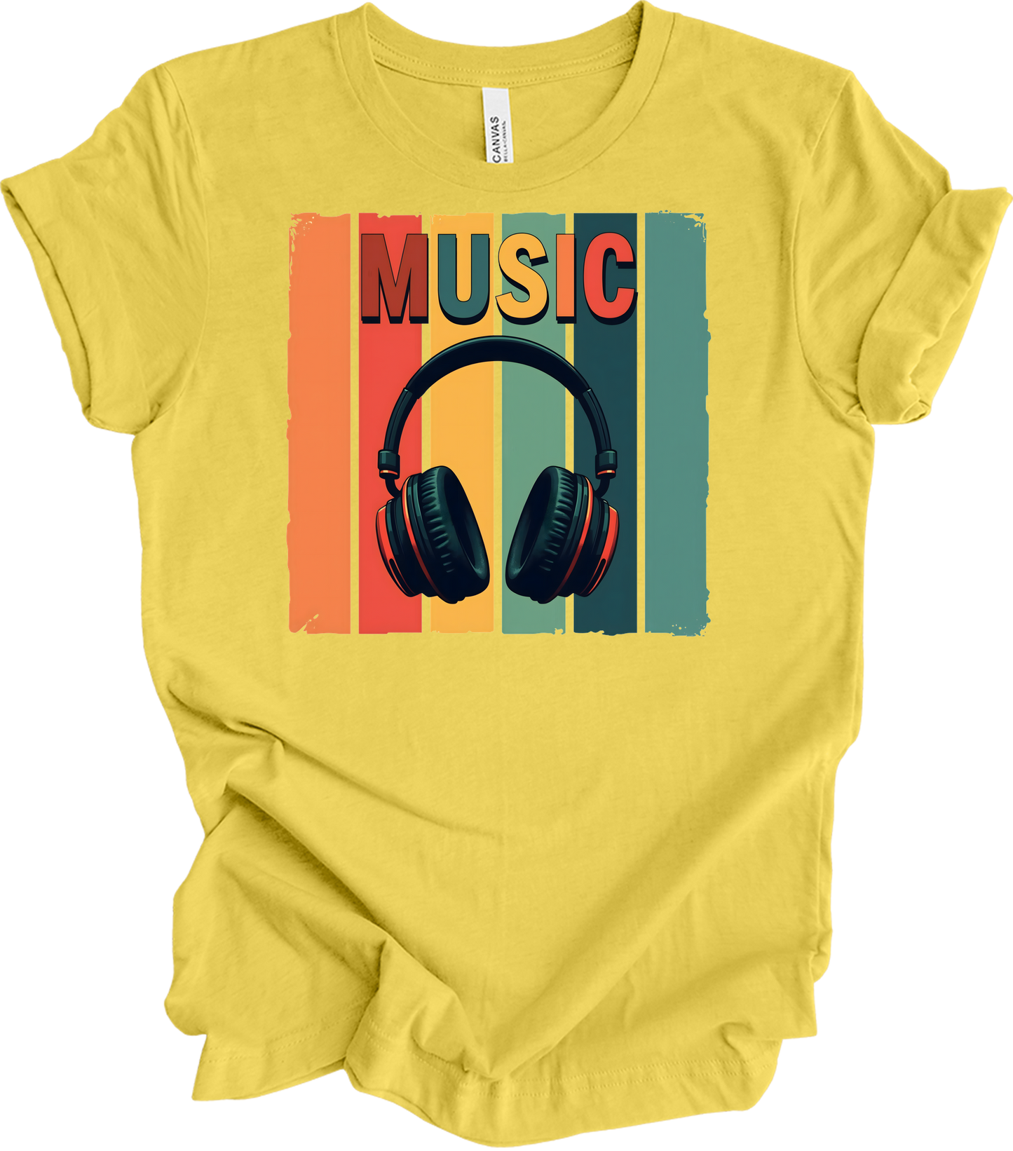 Electronic Music Lover T-Shirt in Maize Yellow