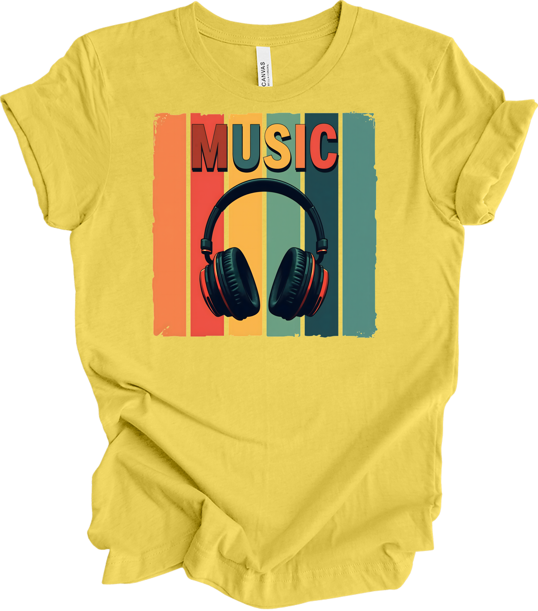 Electronic Music Lover T-Shirt in Maize Yellow