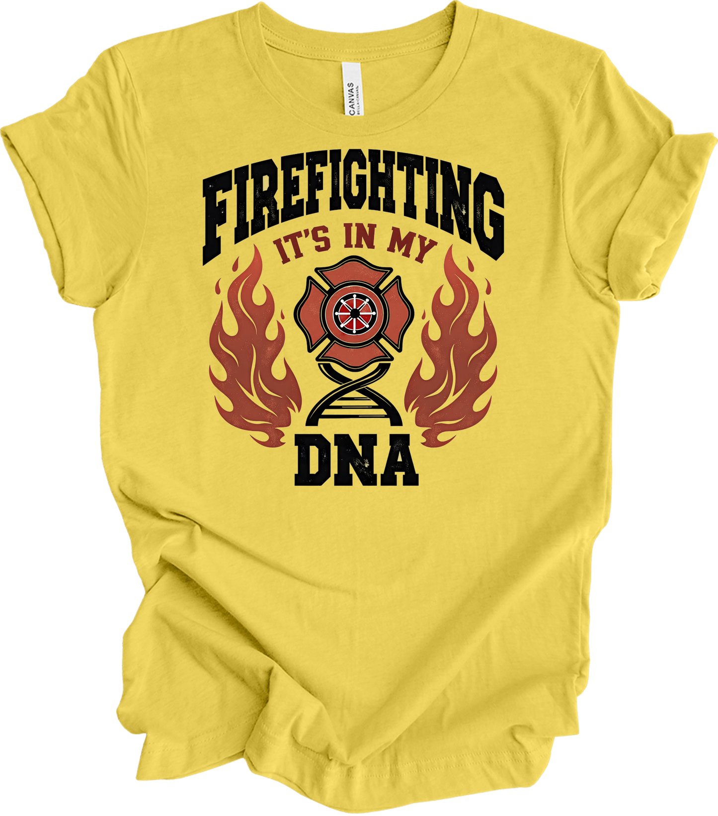 Firefighter DNA T-Shirt in Maize Yellow