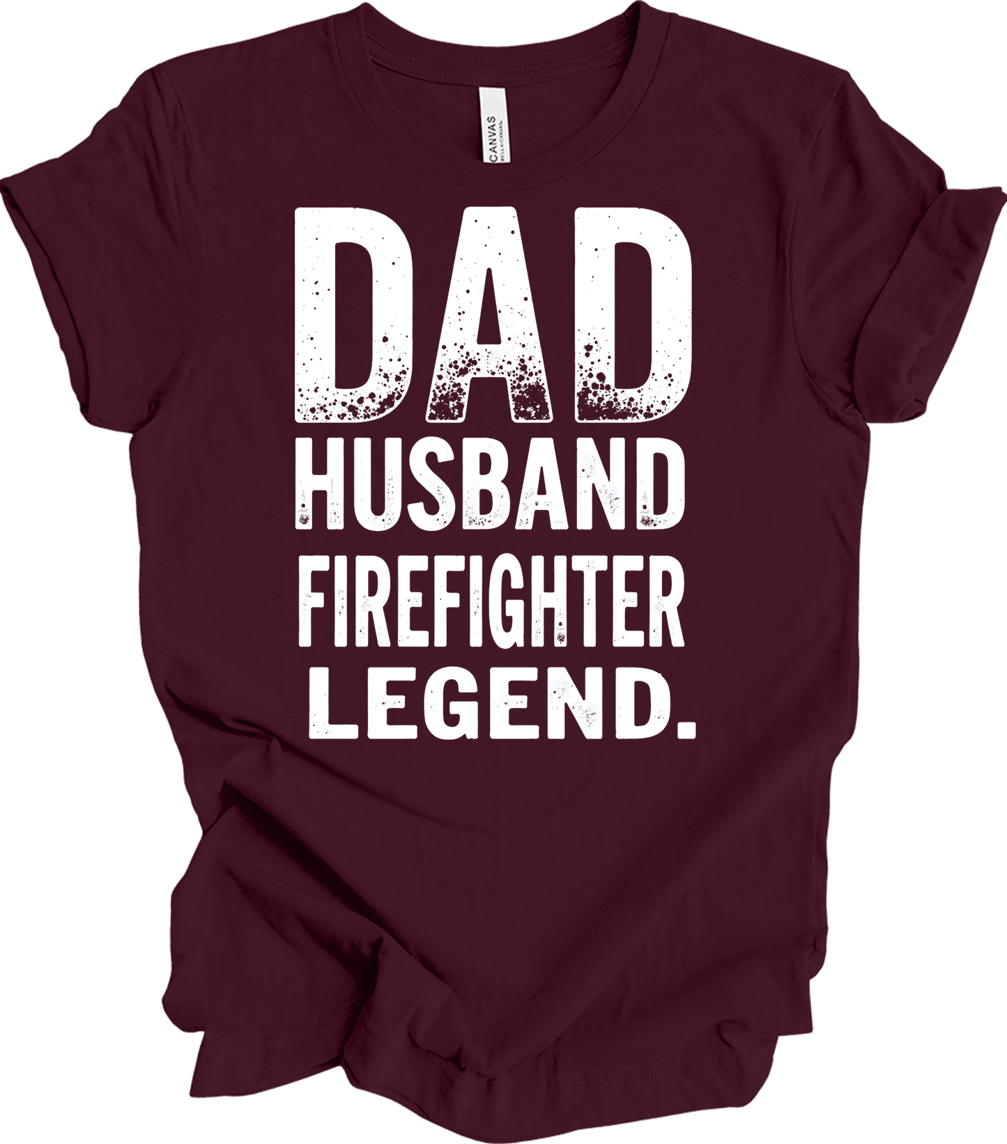 Firefighter Legend Gift T-Shirt in Maroon