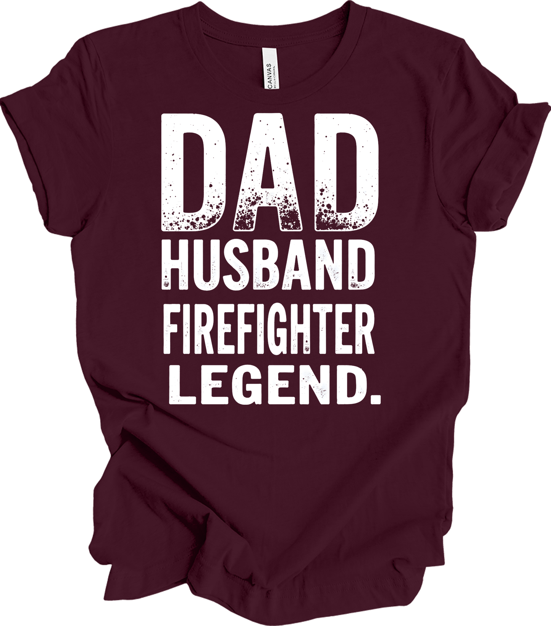 Firefighter Legend Gift T-Shirt in Maroon