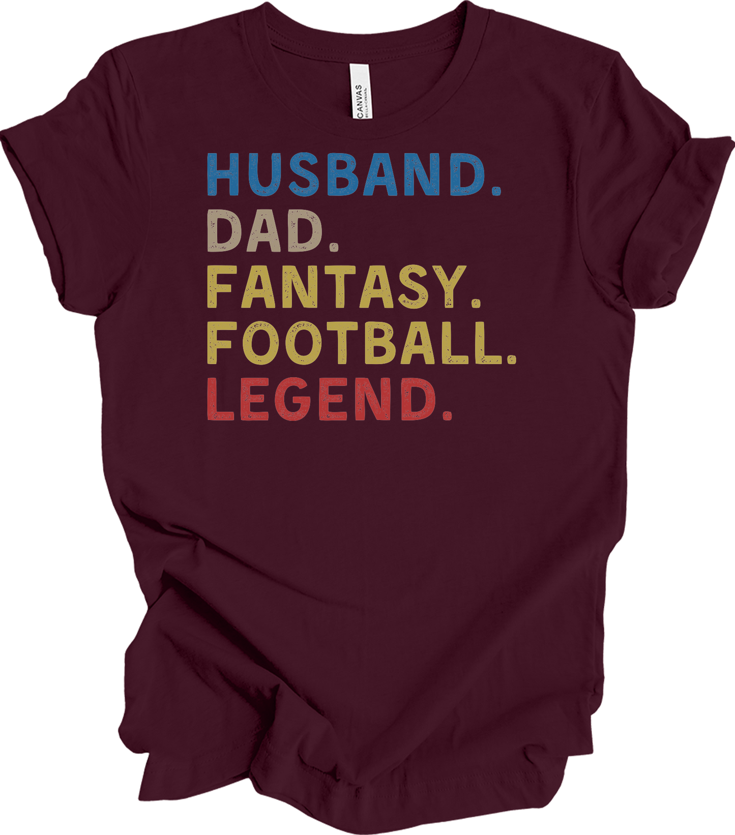 Fantasy Football Legend T-Shirt in Maroon
