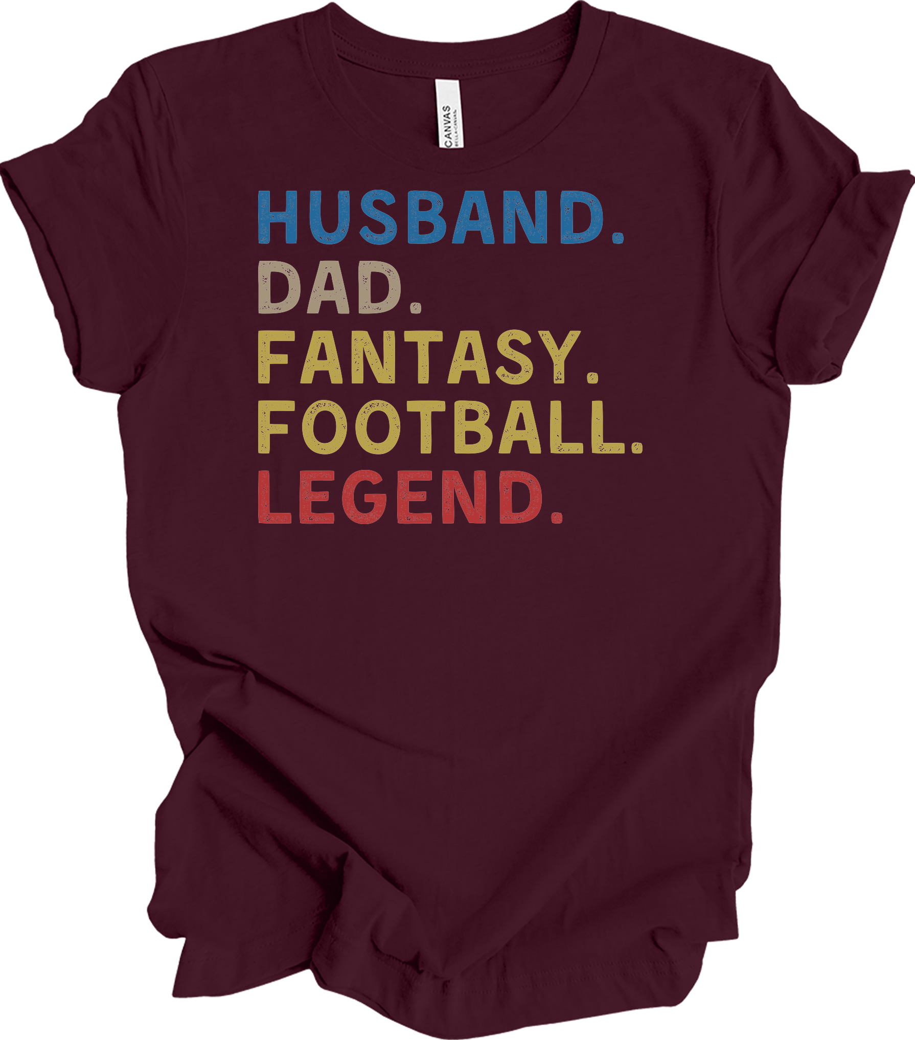 Fantasy Football Legend T-Shirt in Maroon