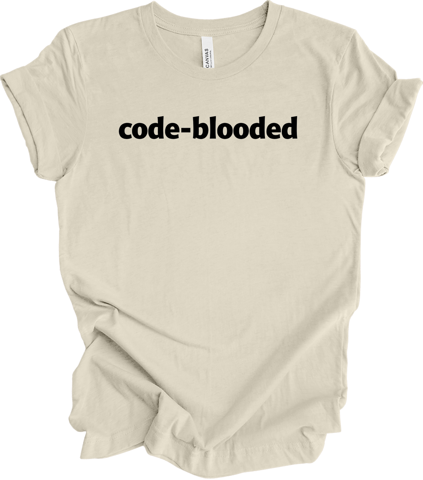 Code Blooded Programmer T-Shirt in Natural