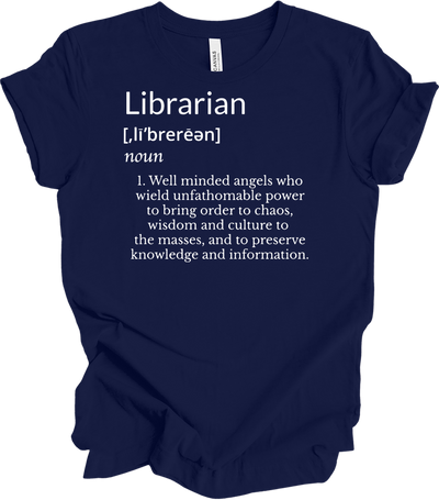 Librarian Definition Tee - Funny Gift
