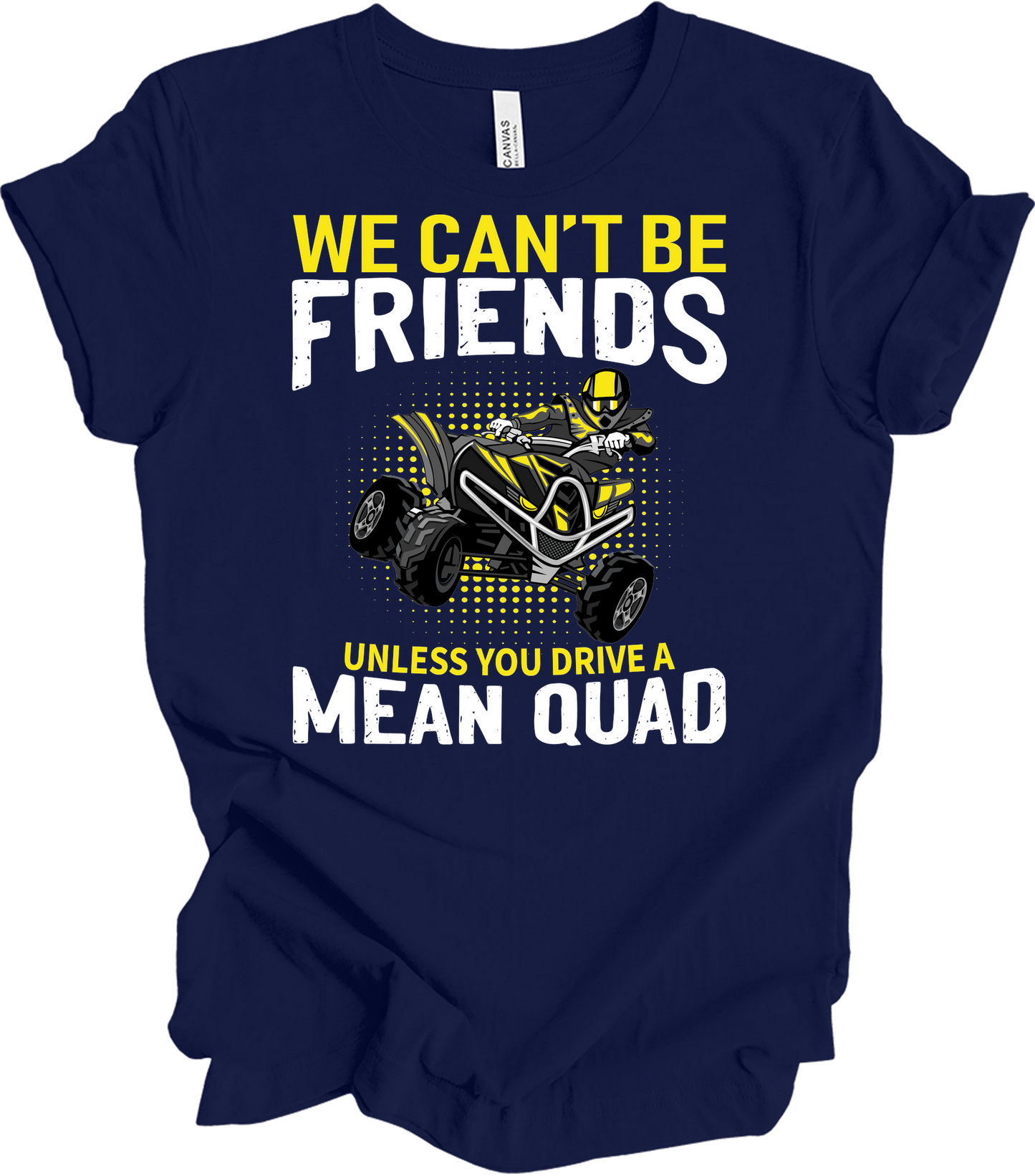 ATV Quad: Mean Quad T-Shirt in Navy